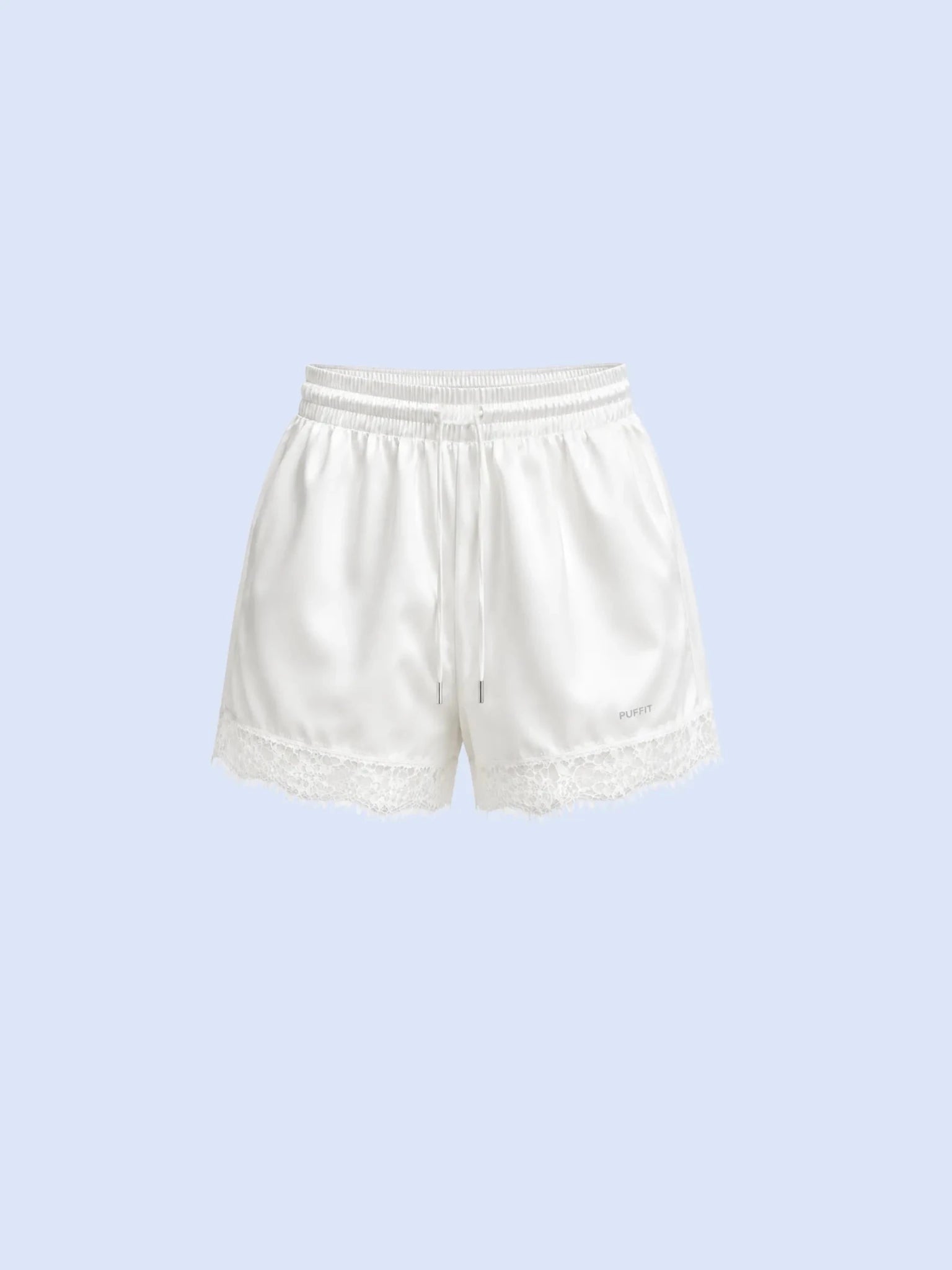 FreshWave™ Odor Control Silky Cool Touch Lace Trim Shorts - PUFFIT