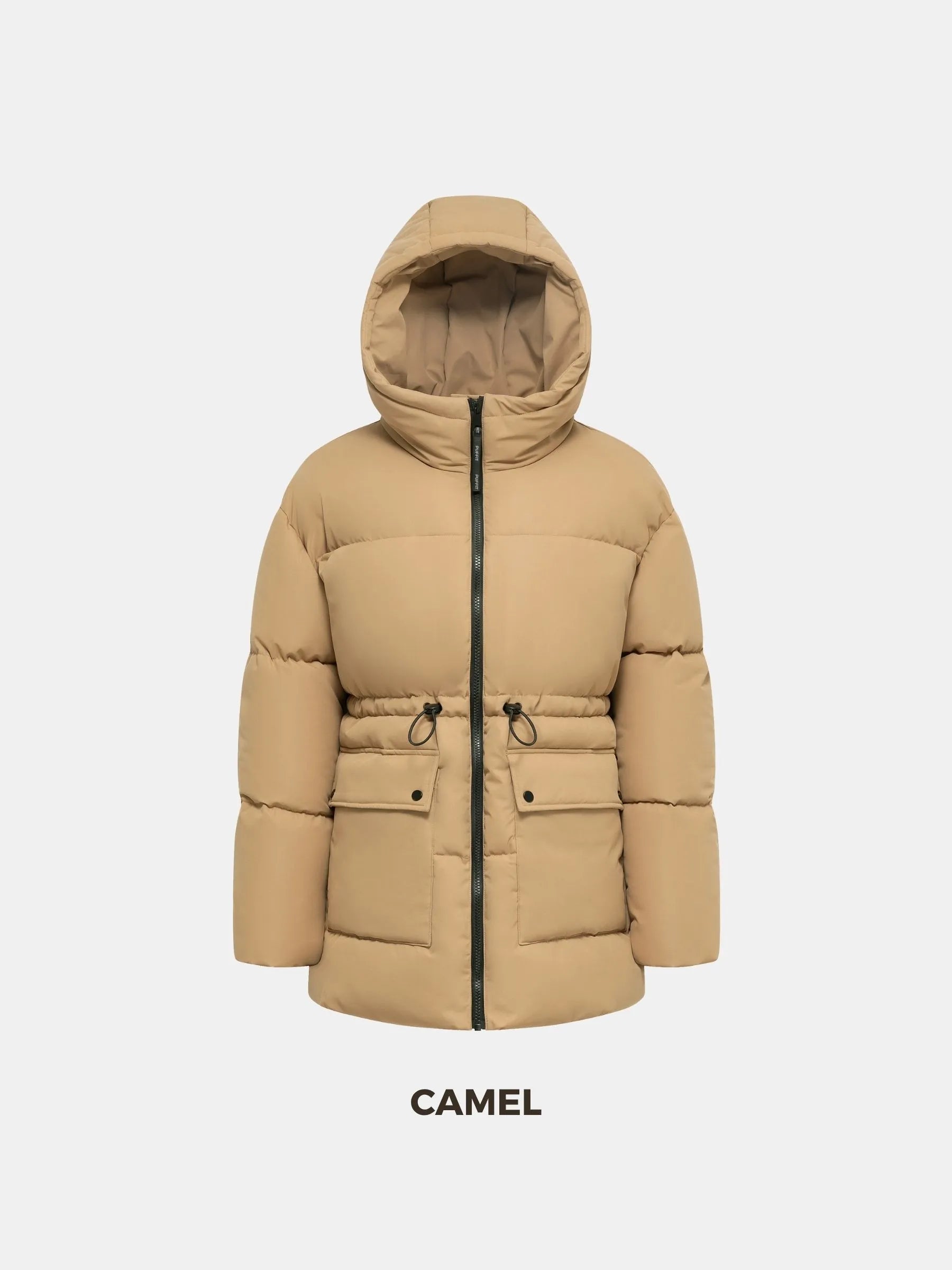 WarmCore™ Classic Cinched Waist Puffer Jacket