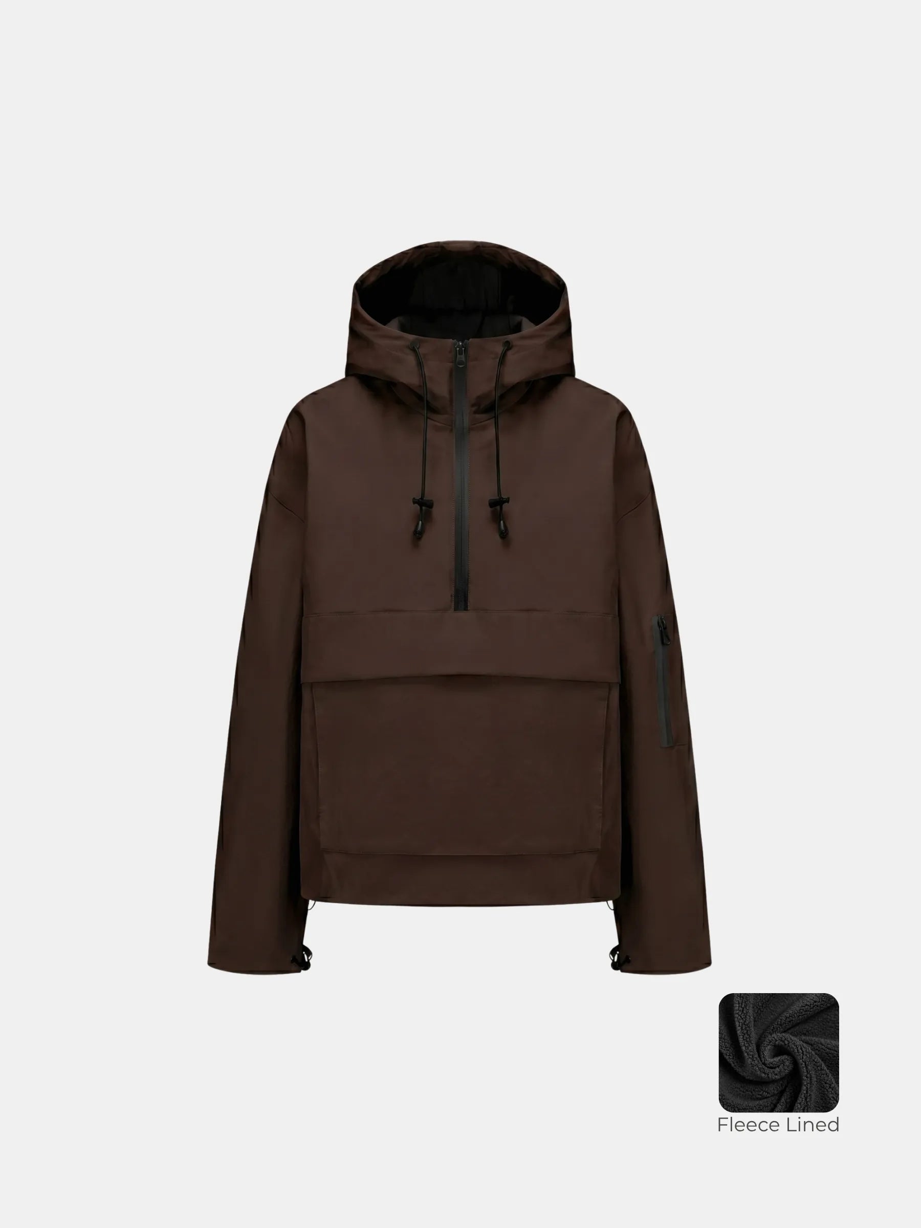 STM-TEX™ Fleece Lined Relaxed Fit Rain Hoodie