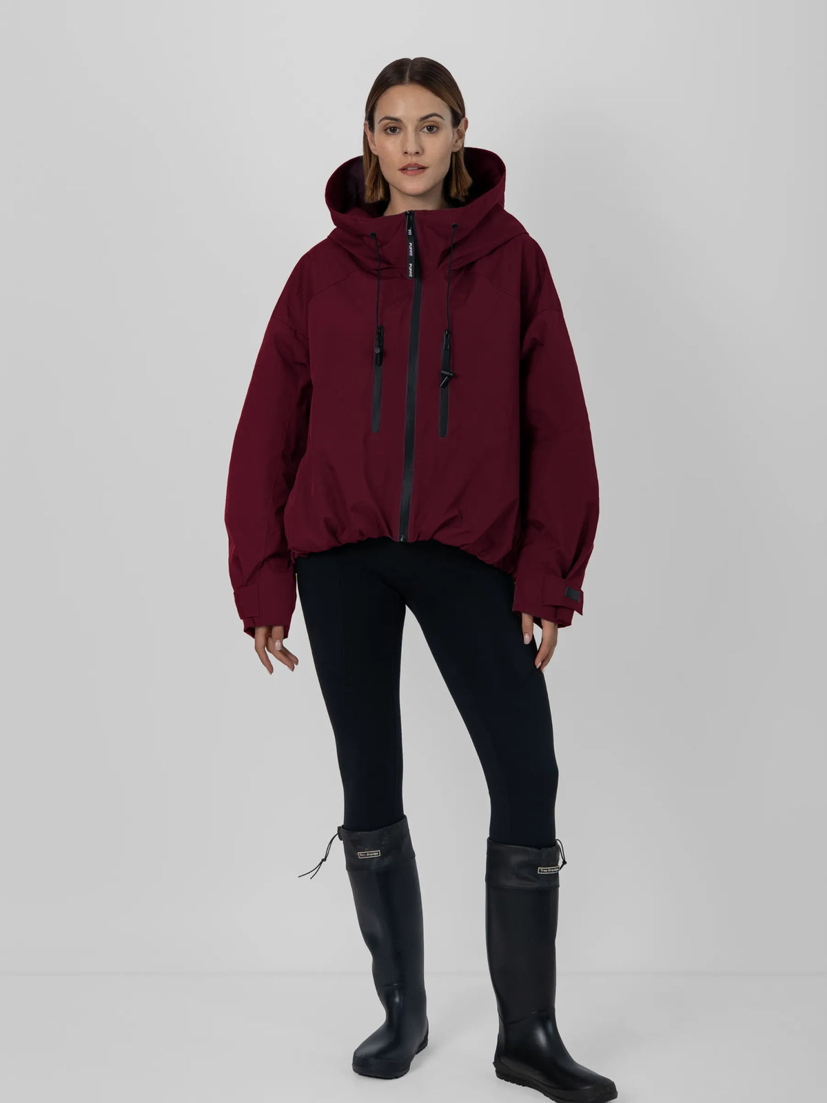 STM-TEX™ Fleece Lined One Size Short Oversized Rain Jacket