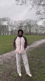 STM-TEX™  Brown/Pink Full-Zip Rain Jacket