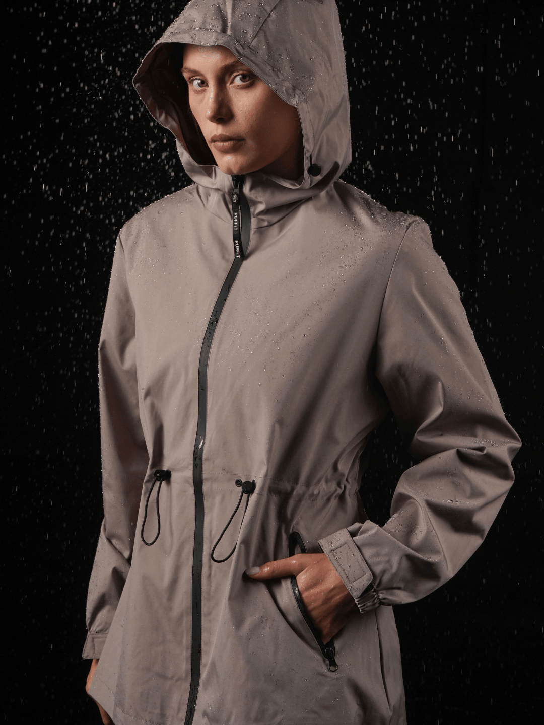 STM-TEX™ Basic Full Zip Rain Jacket - PUFFITCasual