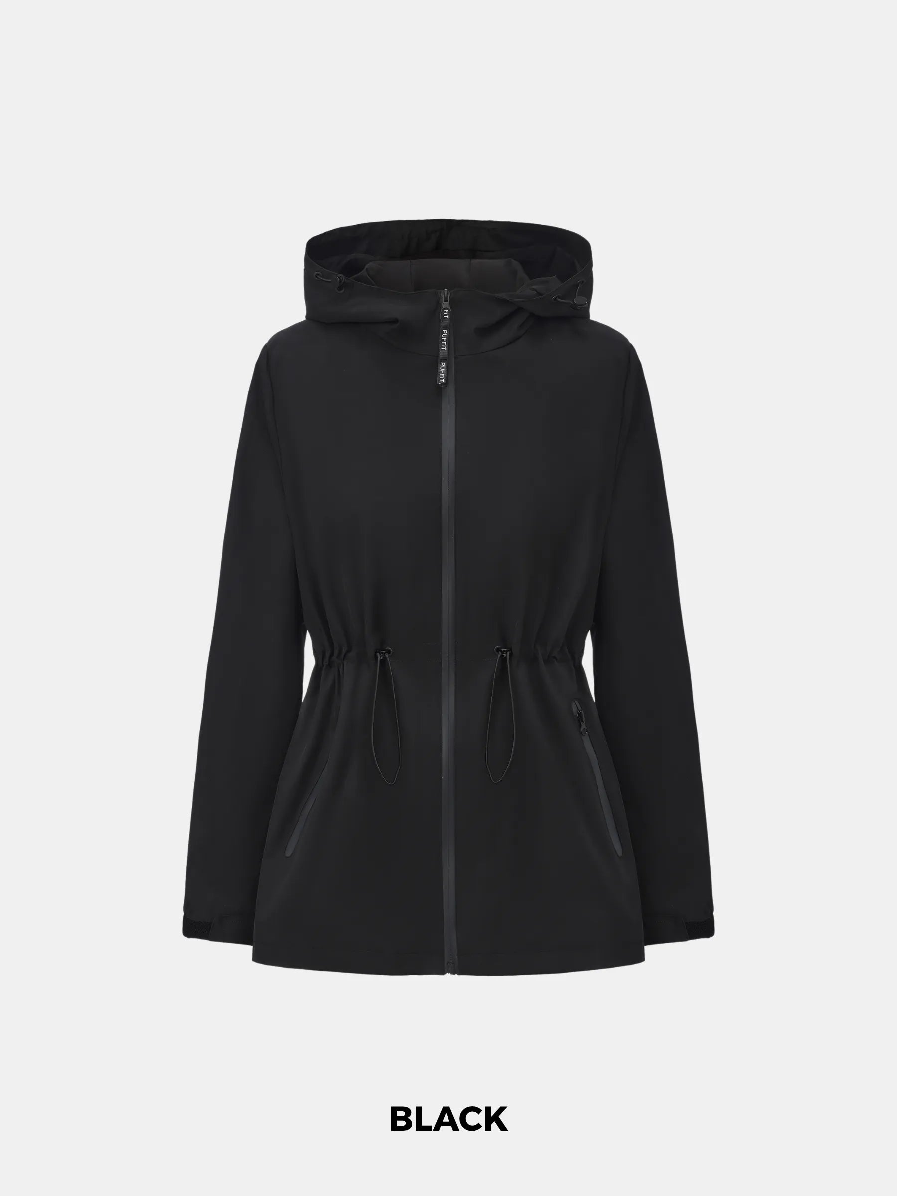 STM-TEX™ Classic Cinched Waist Full Zip Raincoat - PUFFIT