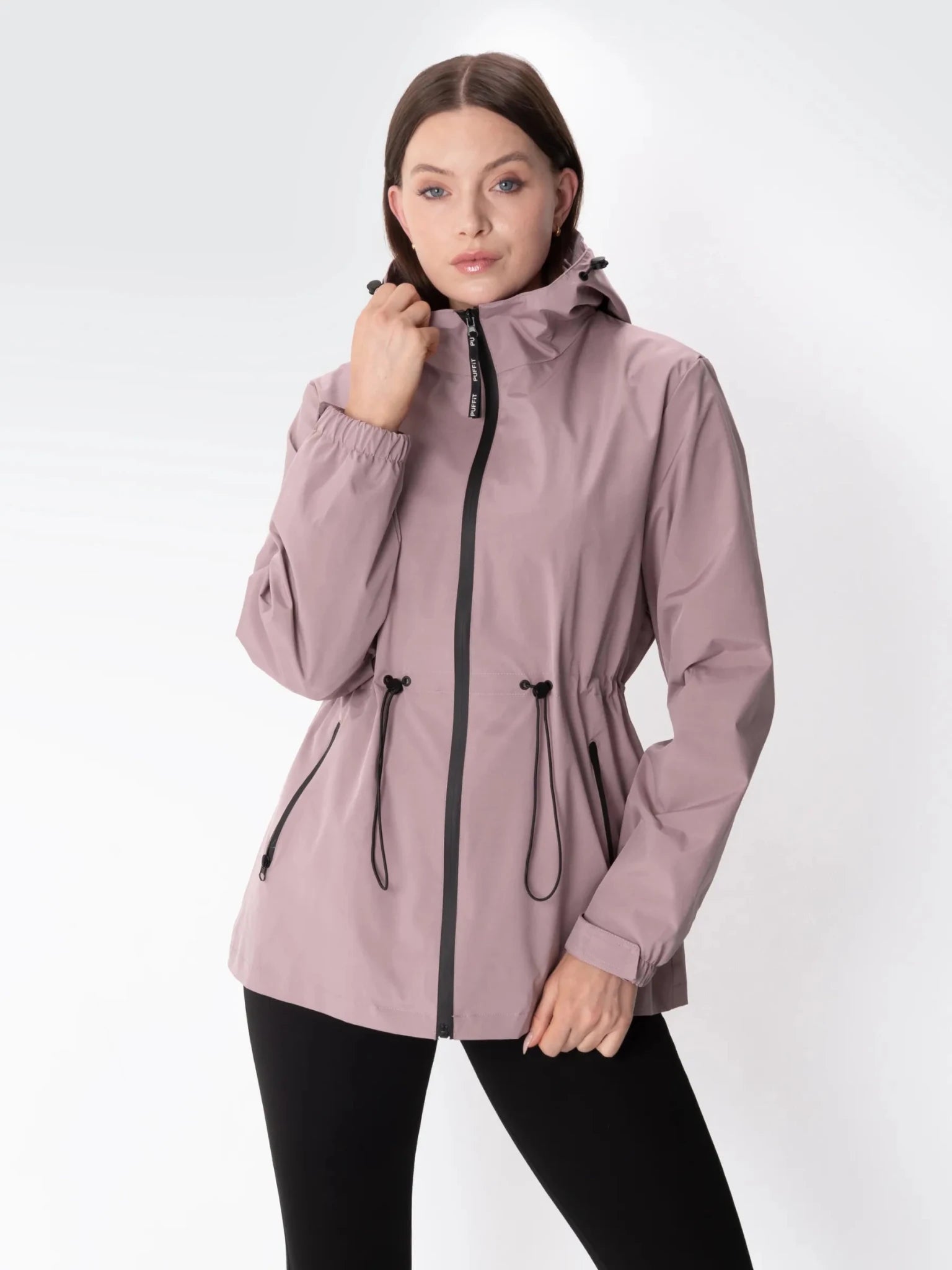 STM-TEX™ Classic Cinched Waist Full Zip Raincoat - PUFFIT