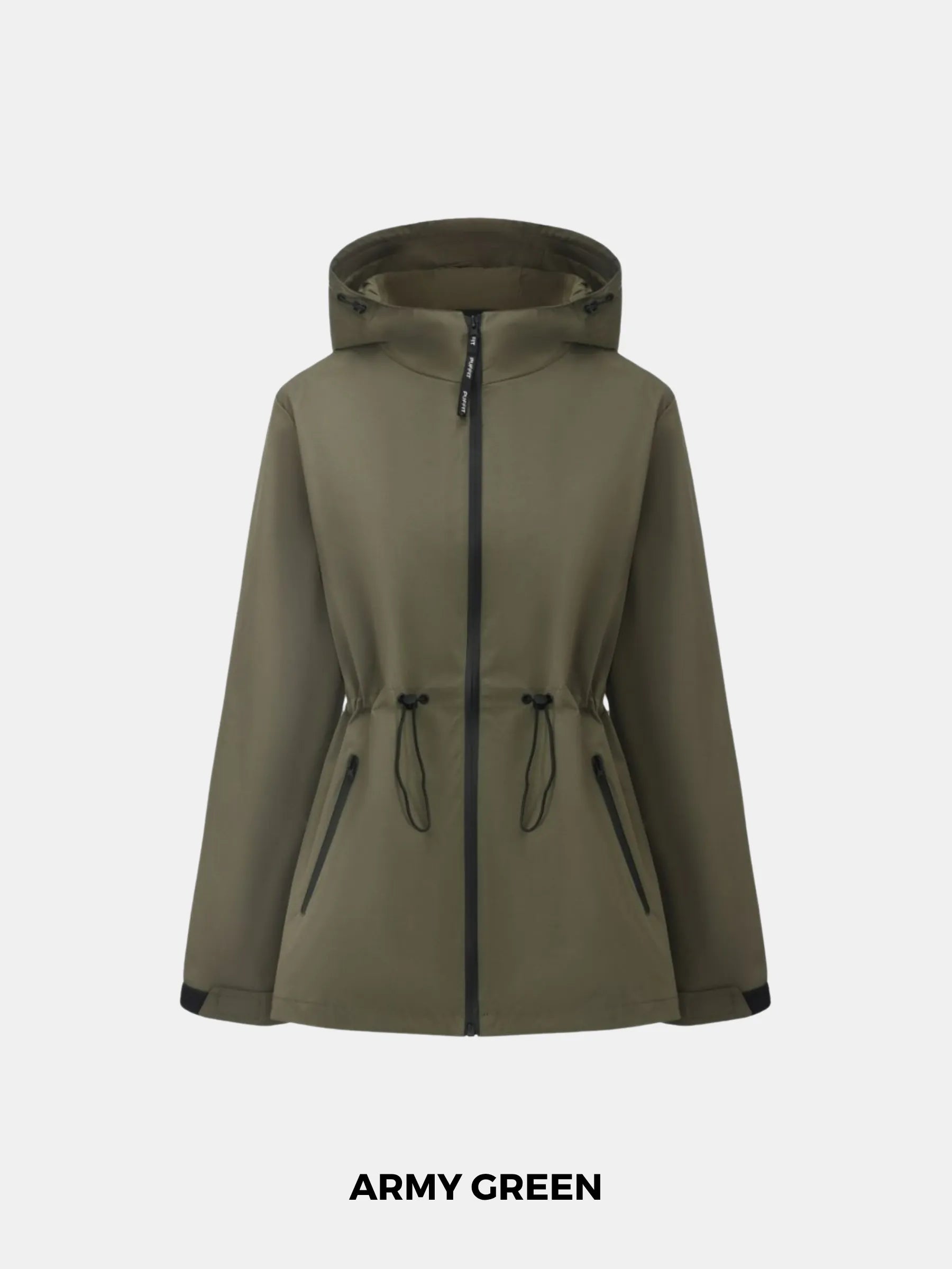 STM-TEX™ Classic Cinched Waist Full Zip Raincoat - PUFFIT