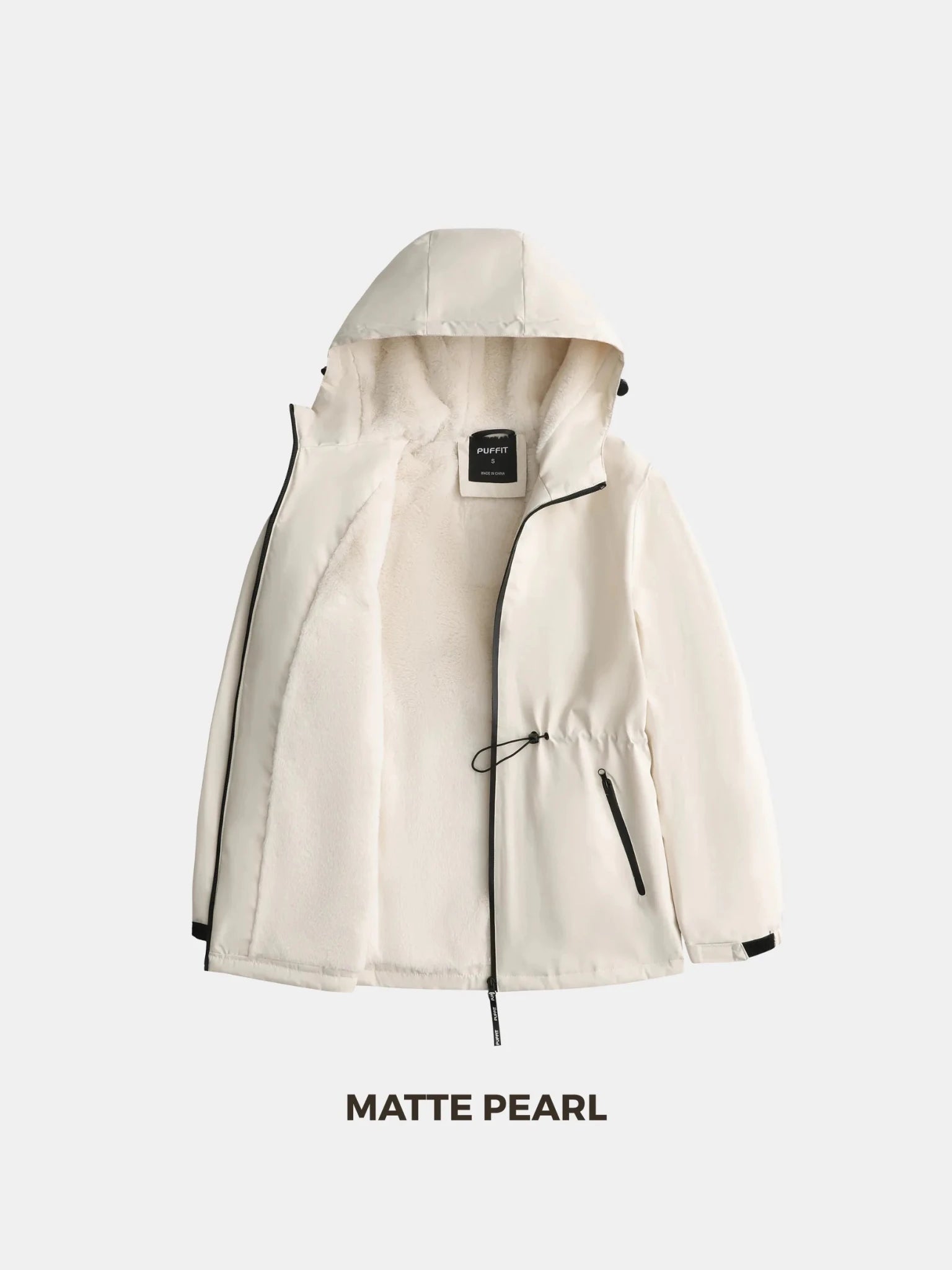 STM-TEX™ Classic Cinched Waist Full Zip Raincoat - PUFFIT