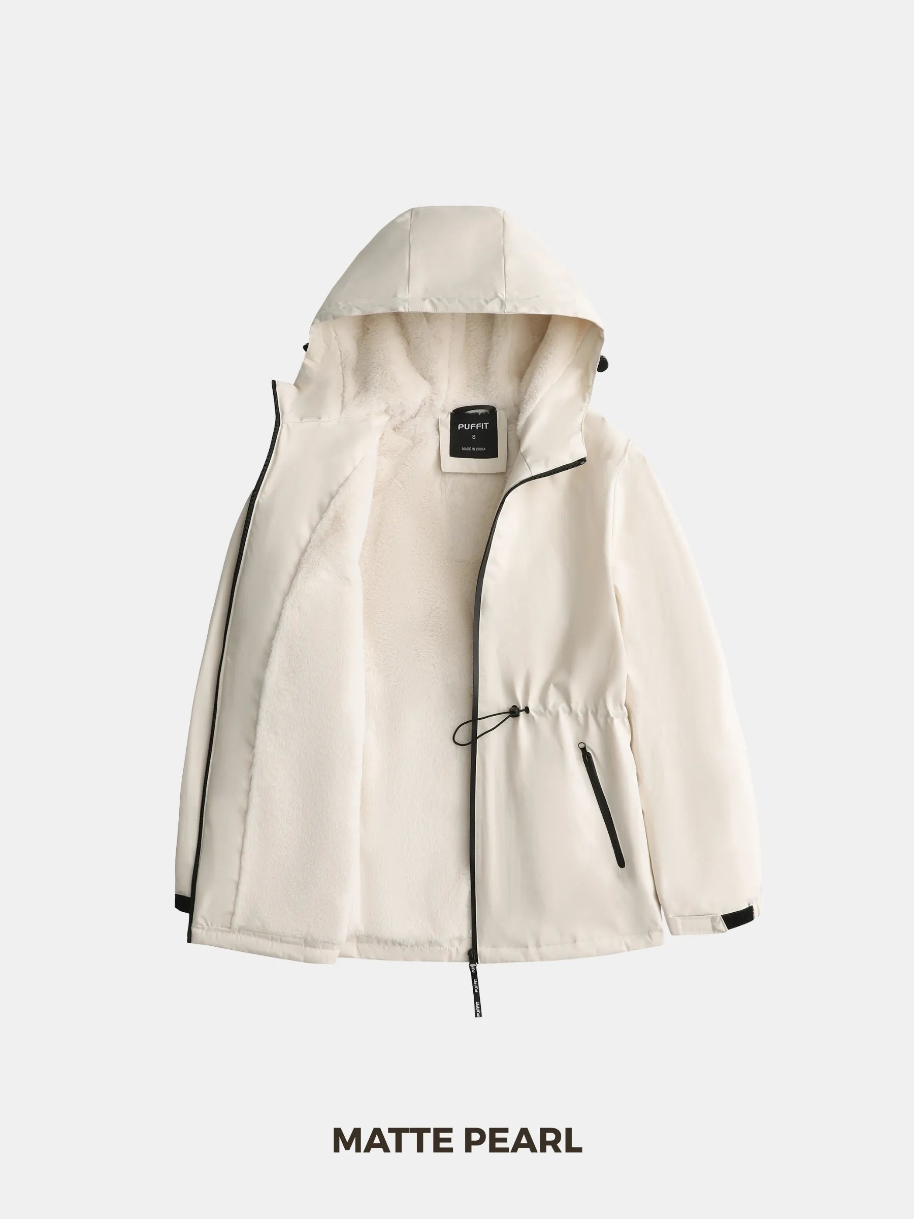 STM-TEX™ Classic Cinched Waist Full Zip Raincoat - PUFFIT