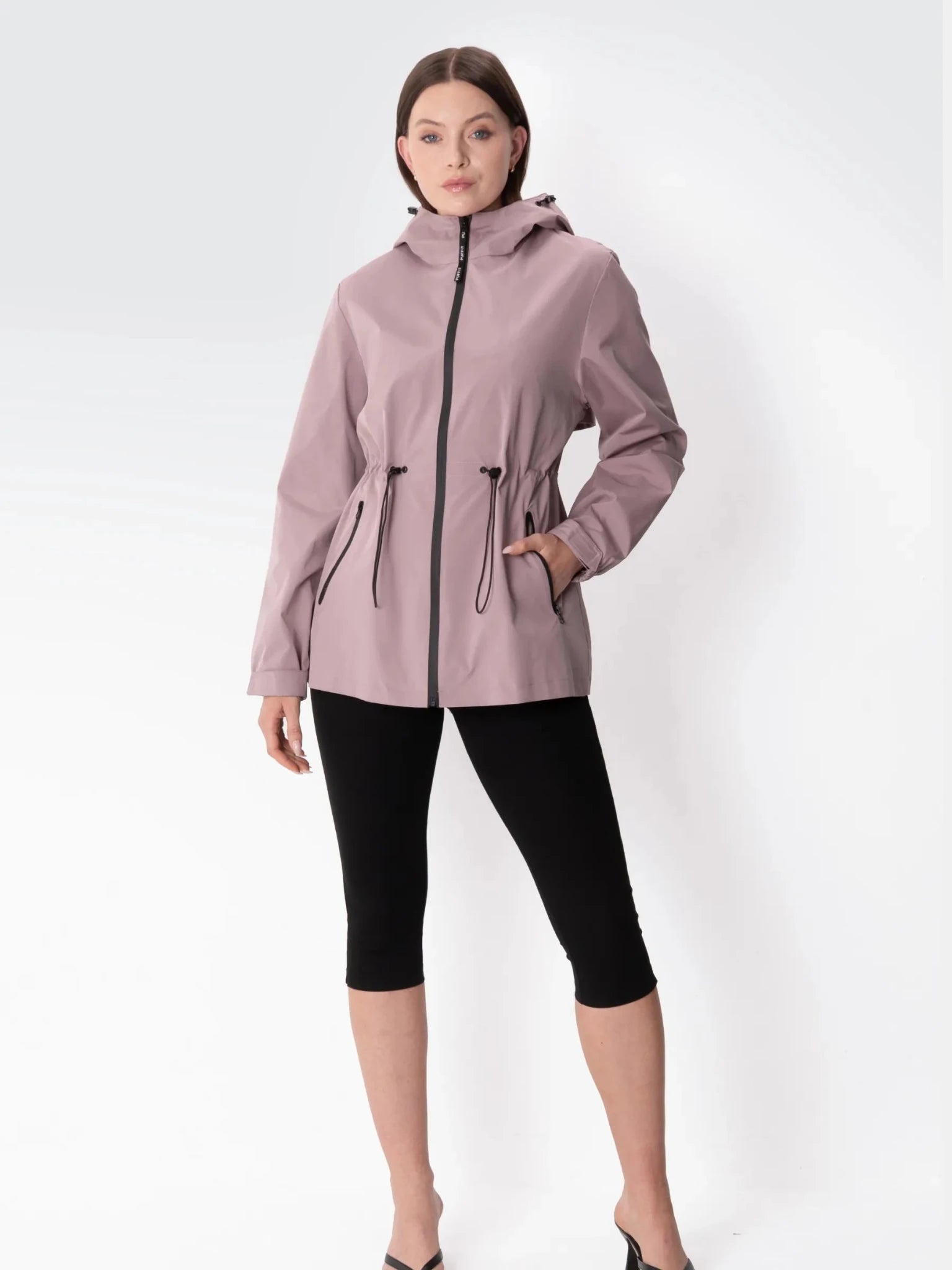 STM-TEX™ Classic Cinched Waist Full Zip Raincoat - PUFFIT