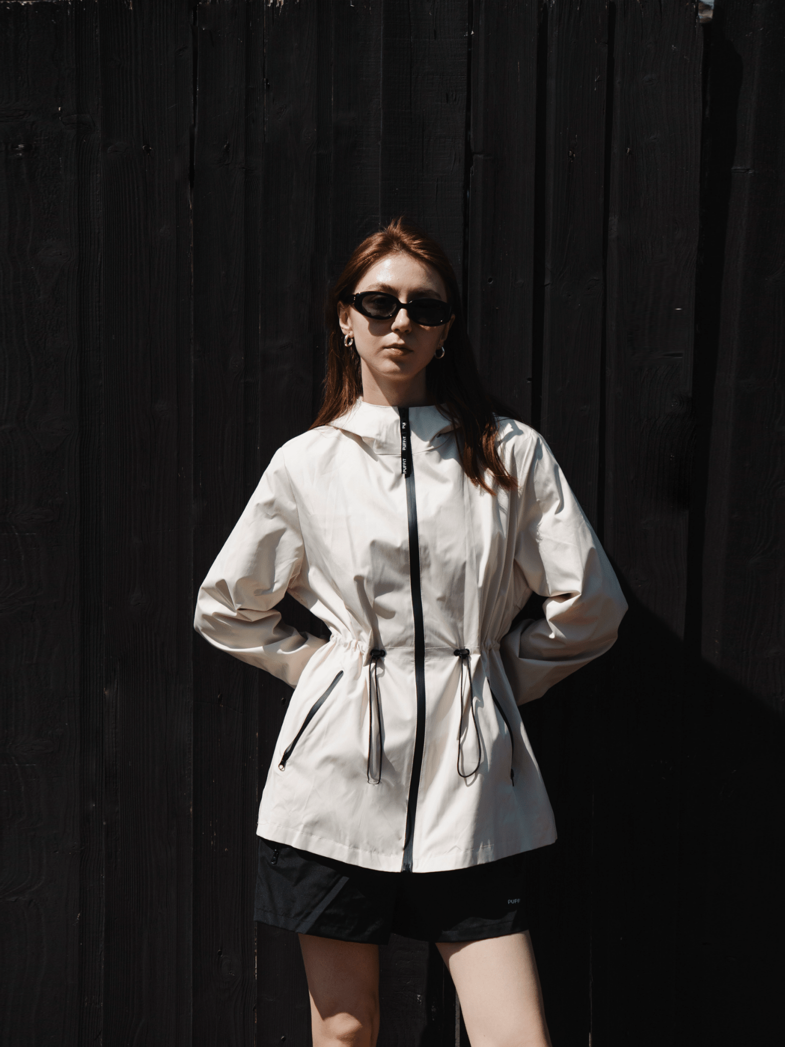 STM-TEX™ Classic Cinched Waist Full Zip Raincoat - PUFFIT