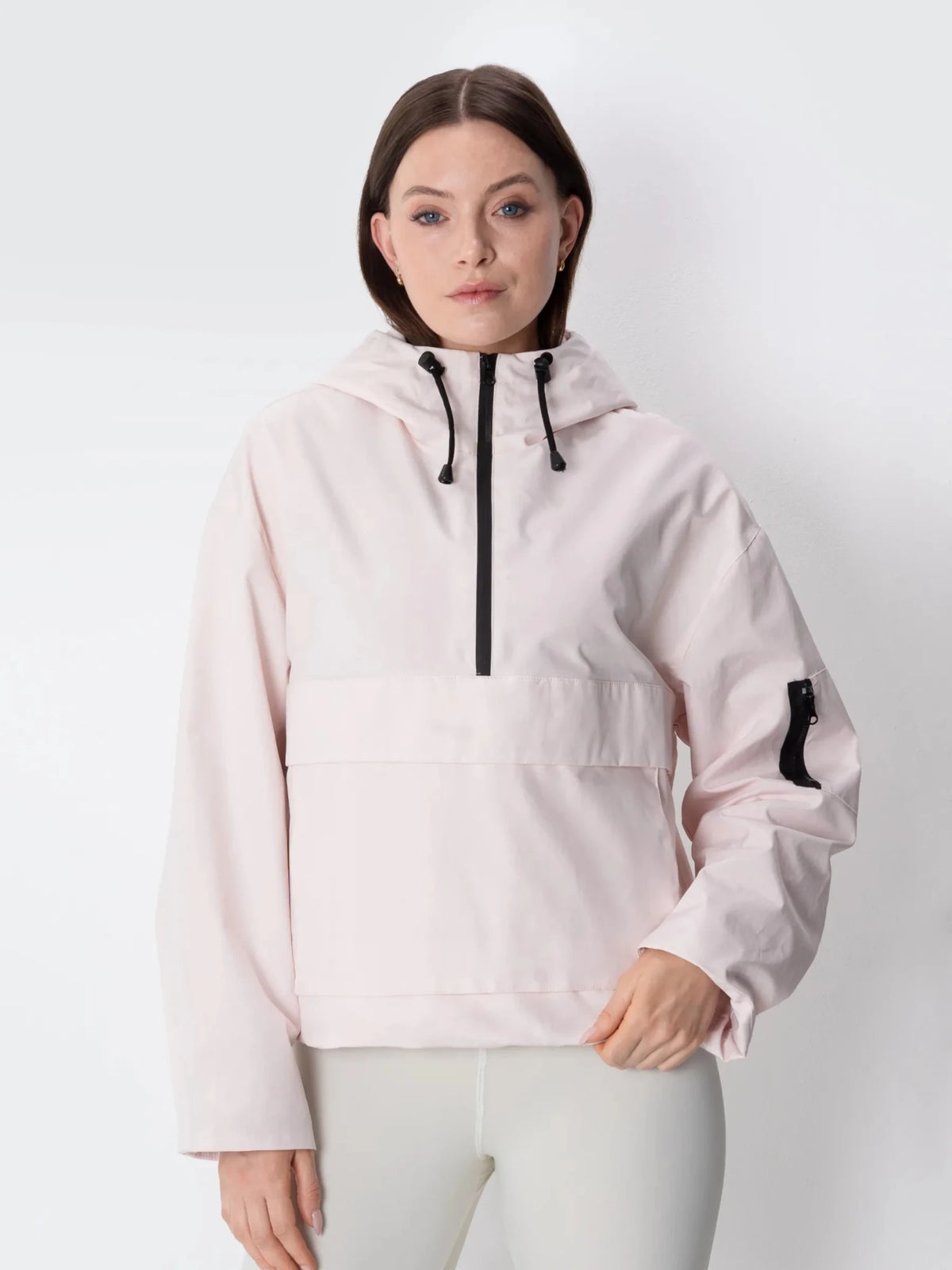 STM-TEX™ Classic Relaxed Fit Rain Hoodie - Pale Pink - PUFFITPK09