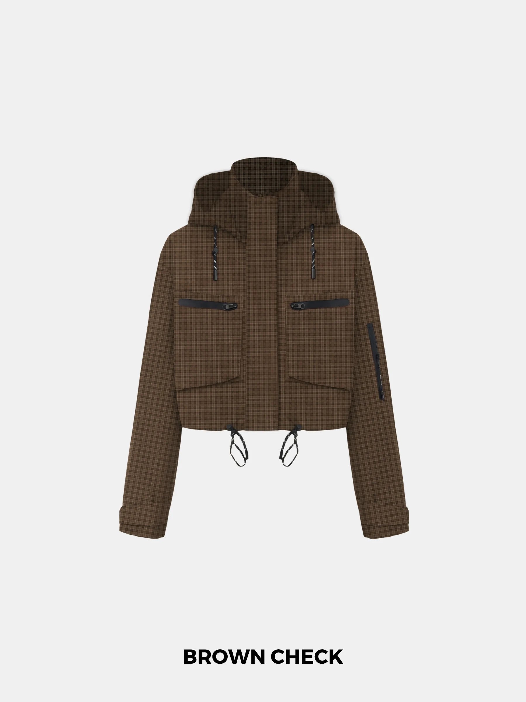STM-TEX™ Cropped Detached Hooded Rain Jacket - PUFFIT