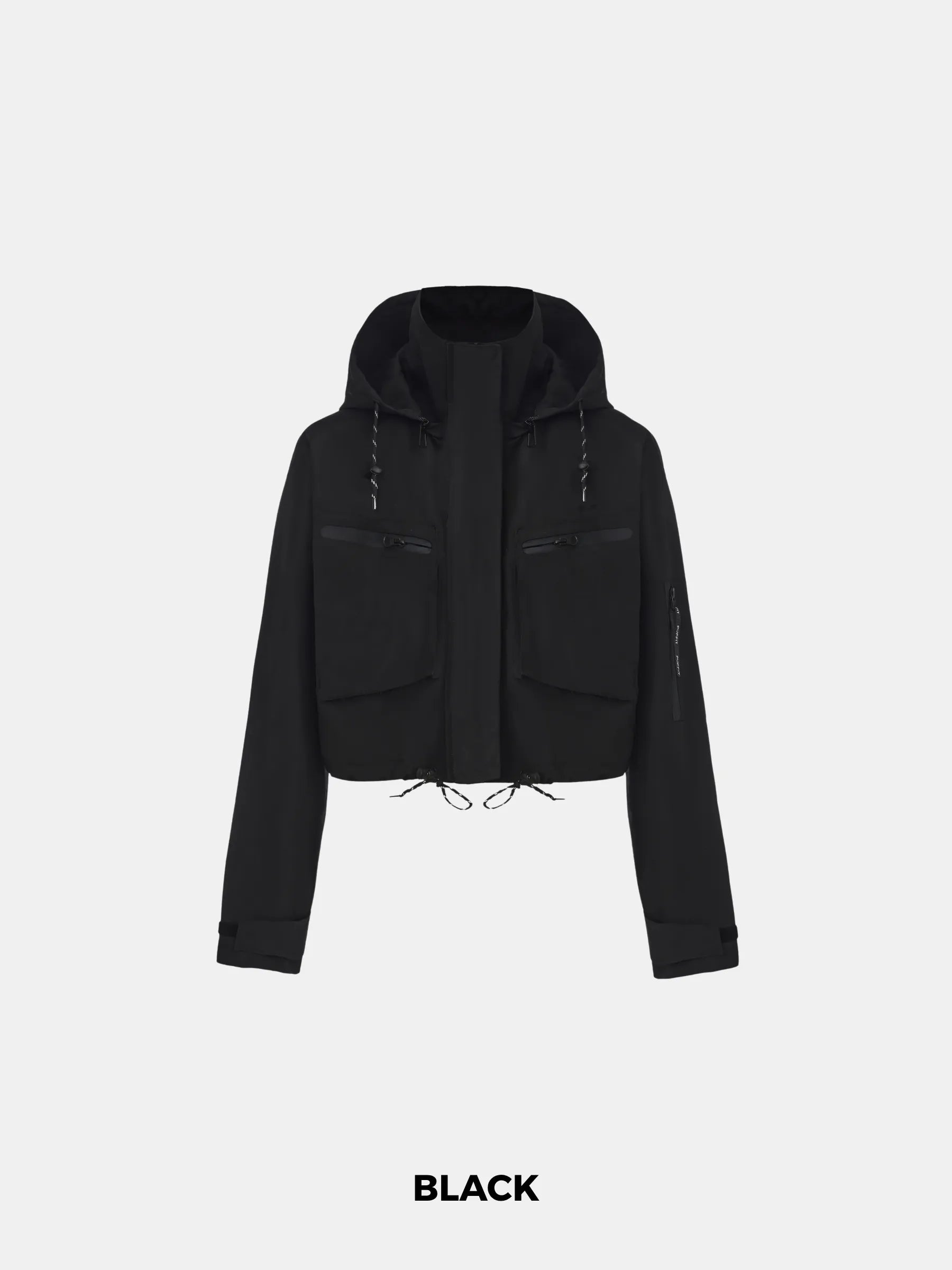 STM-TEX™ Cropped Detached Hooded Rain Jacket - PUFFIT