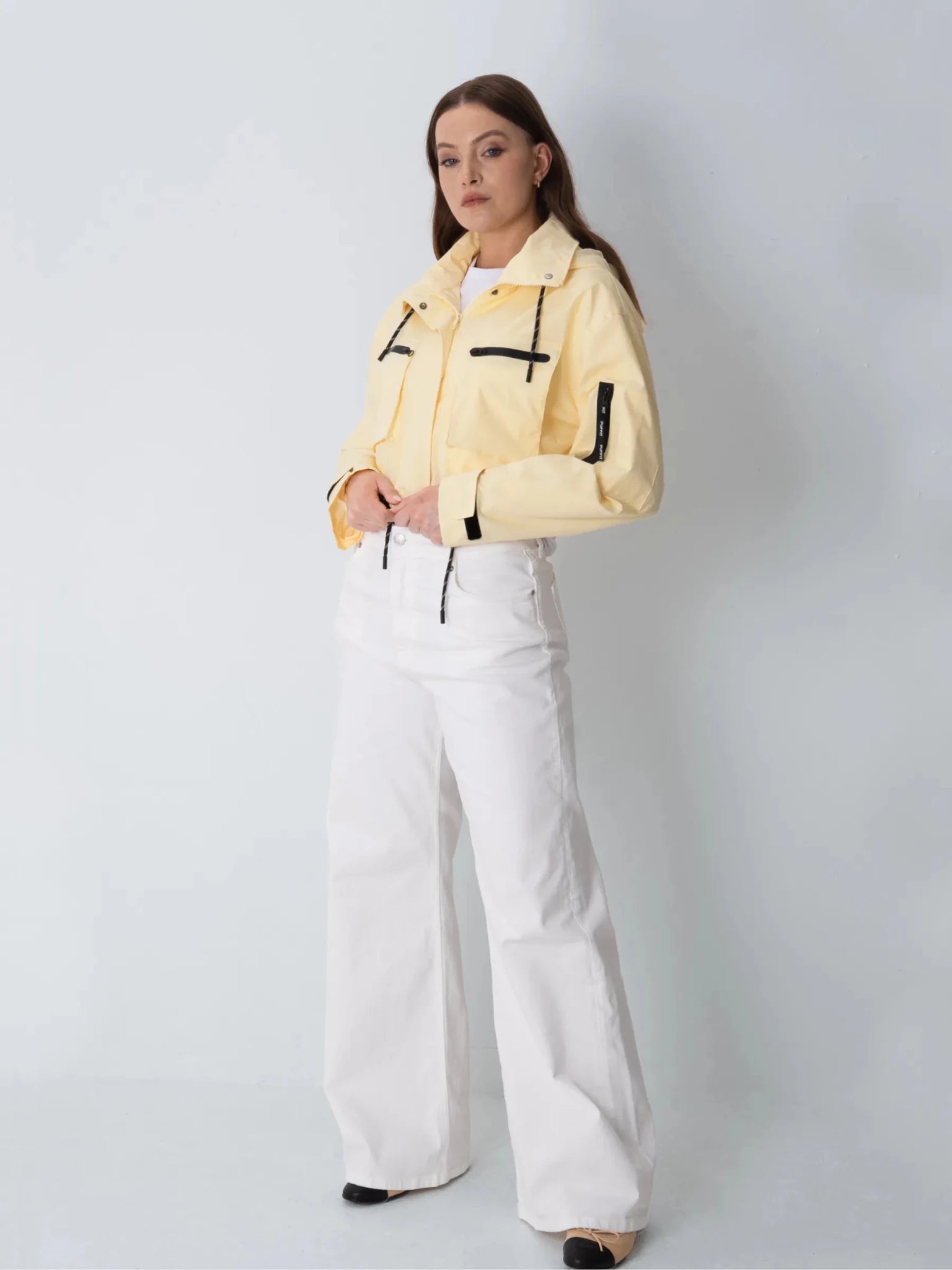 STM-TEX™ Cropped Detached Hooded Rain Jacket - Stay Puffit - PUFFIT