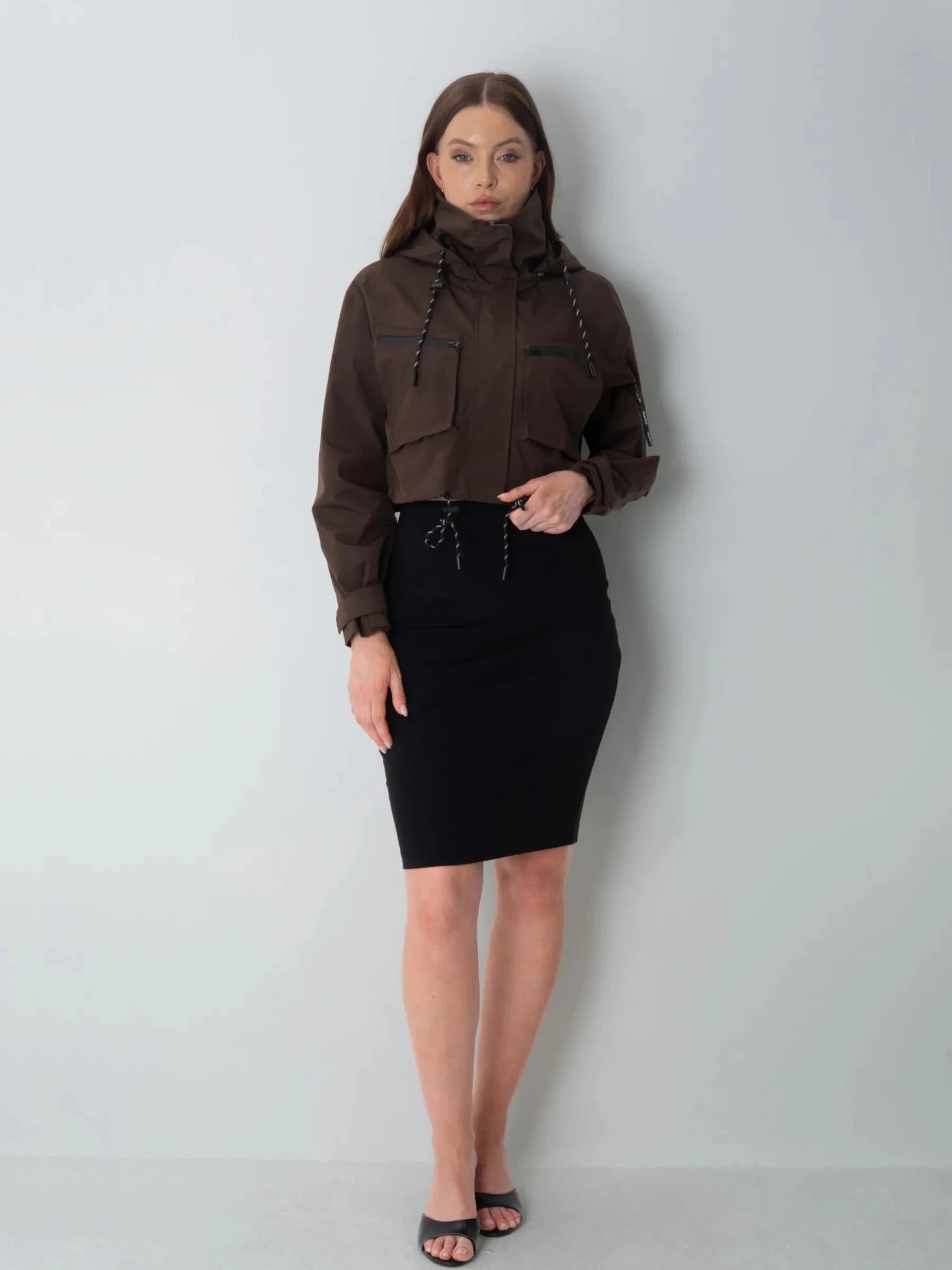 STM-TEX™ Cropped Detached Hooded Rain Jacket - Stay Puffit - PUFFIT