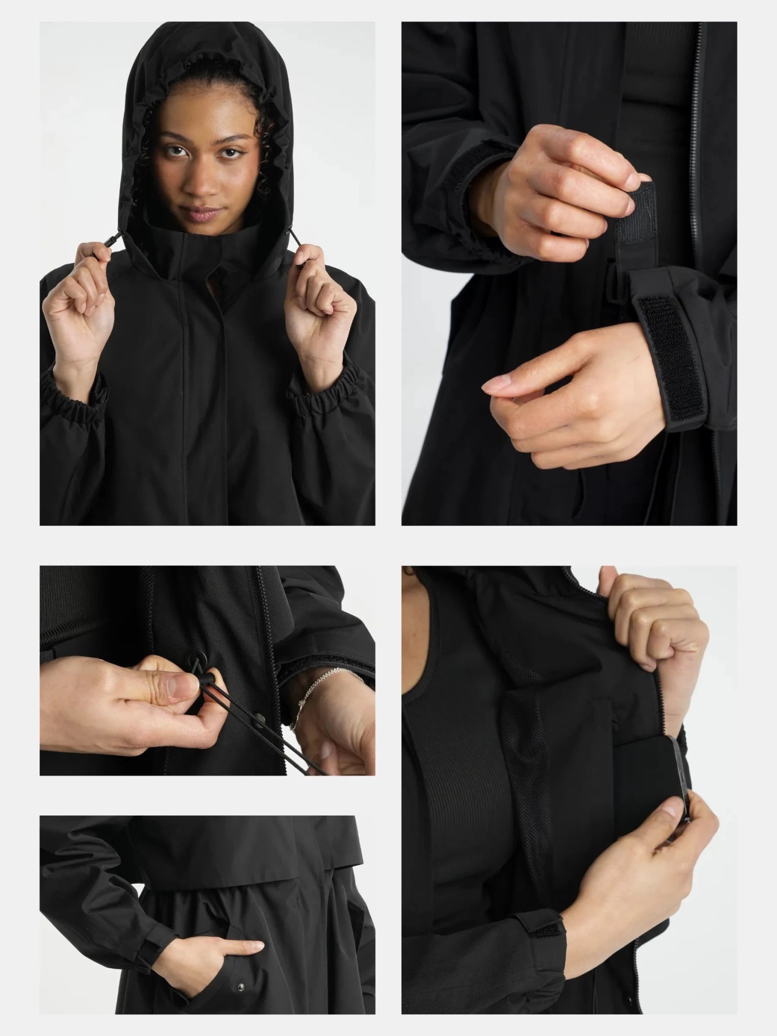 STM-TEX™ Elegant Long Breathable Raincoat - PUFFIT