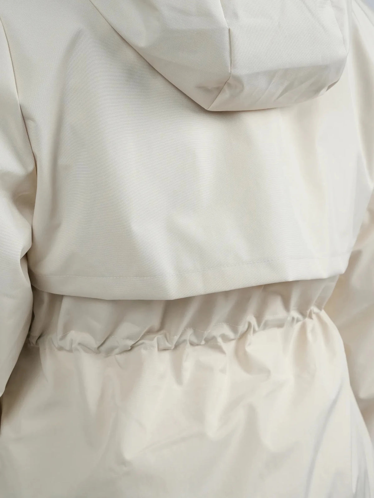 STM-TEX™ Faux Fur Lined Full Zip Rain Coat - PUFFIT