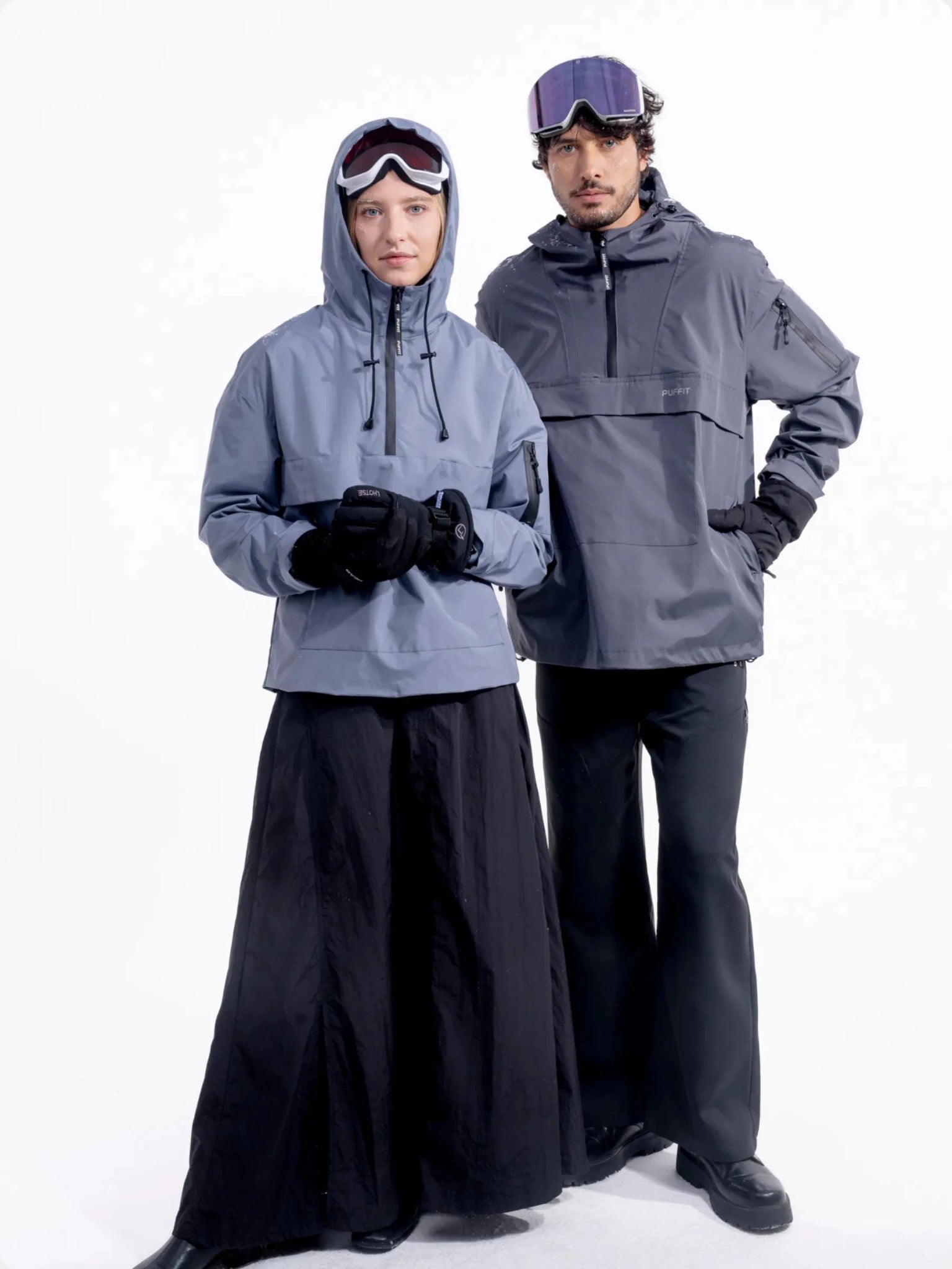 STM-TEX™ Fleece Lined Relaxed Fit Rain Hoodie - PUFFIT
