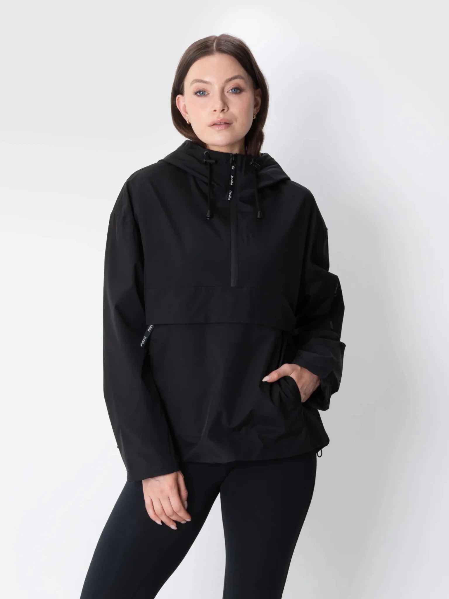 STM-TEX™ Fleece Lined Relaxed Fit Rain Hoodie - PUFFIT