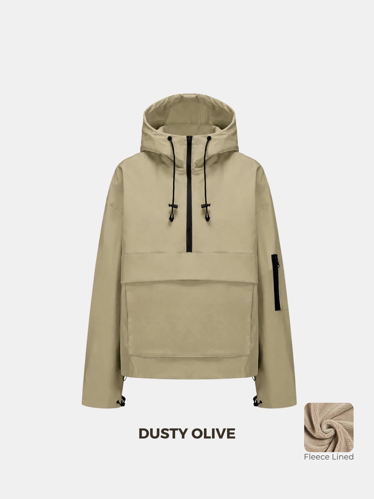 STM-TEX™ Fleece Lined Relaxed Fit Rain Hoodie - PUFFIT