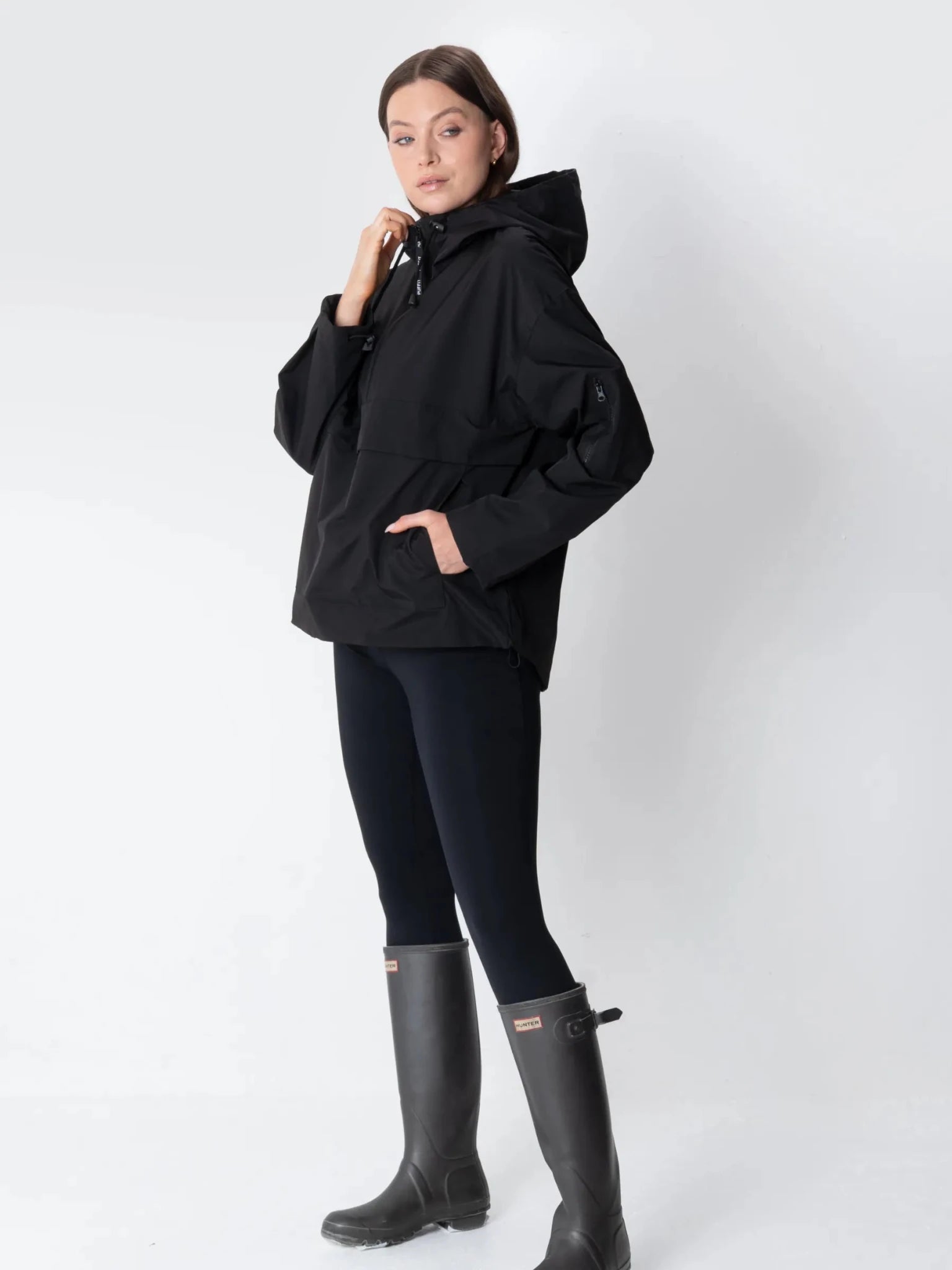 STM-TEX™ Fleece Lined Relaxed Fit Rain Hoodie - PUFFIT