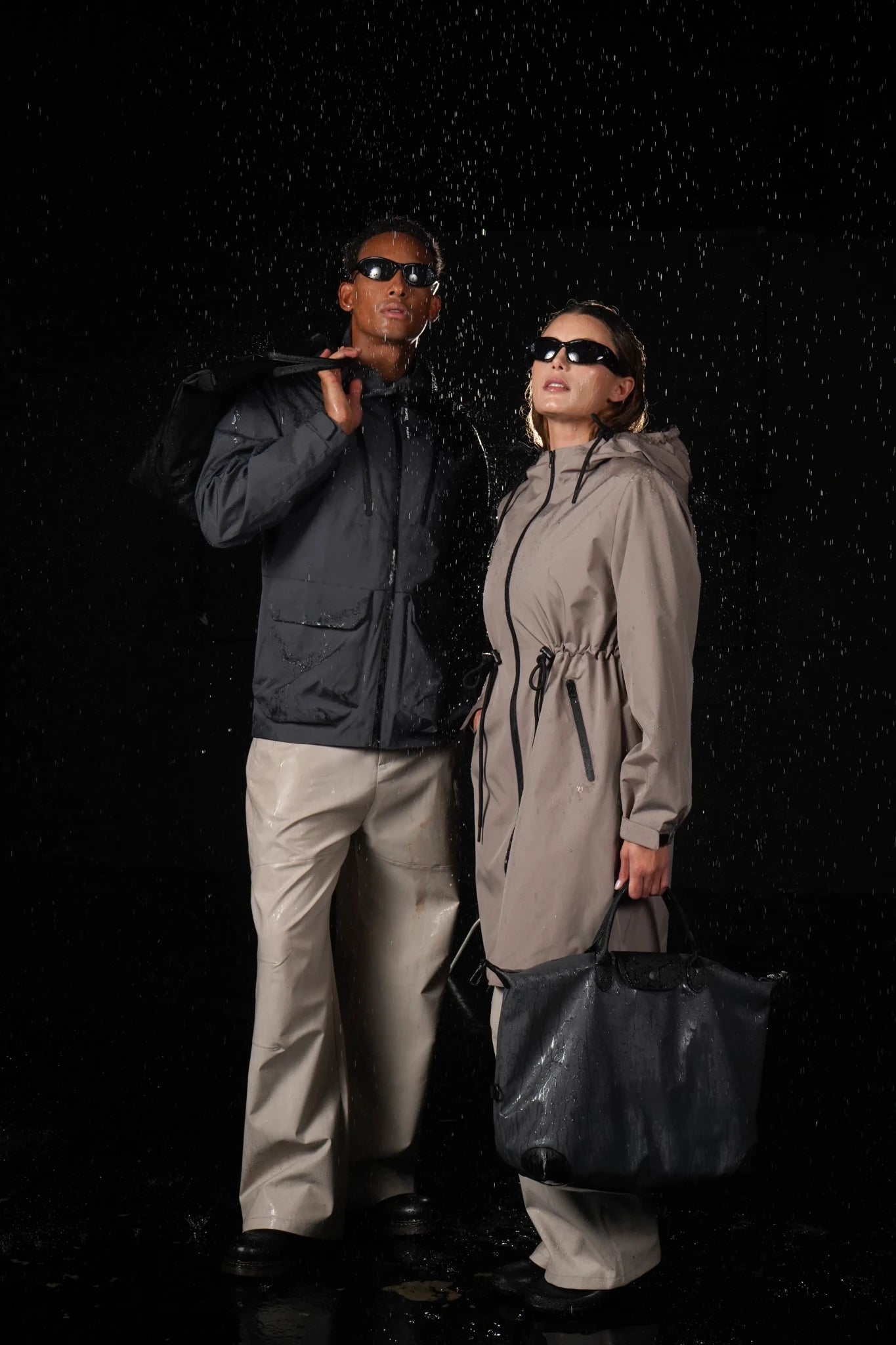 STM-TEX™ Men’s Multi-Pocket Rain Jacket - PUFFIT