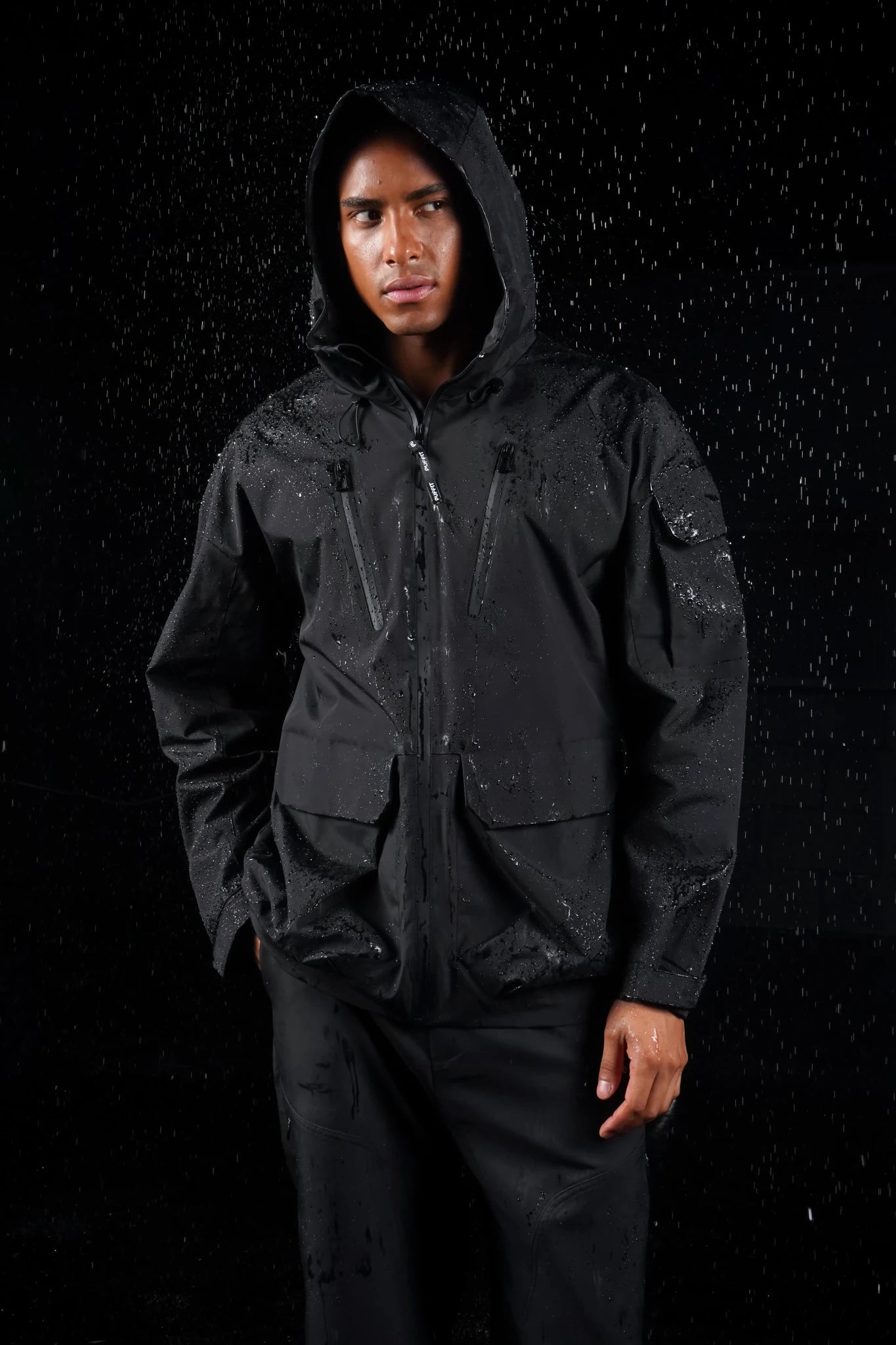 STM-TEX™ Men’s Multi-Pocket Rain Jacket - PUFFIT