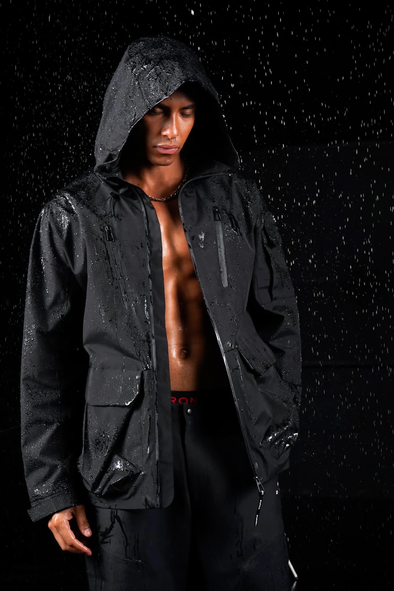 STM-TEX™ Men’s Multi-Pocket Rain Jacket - PUFFIT