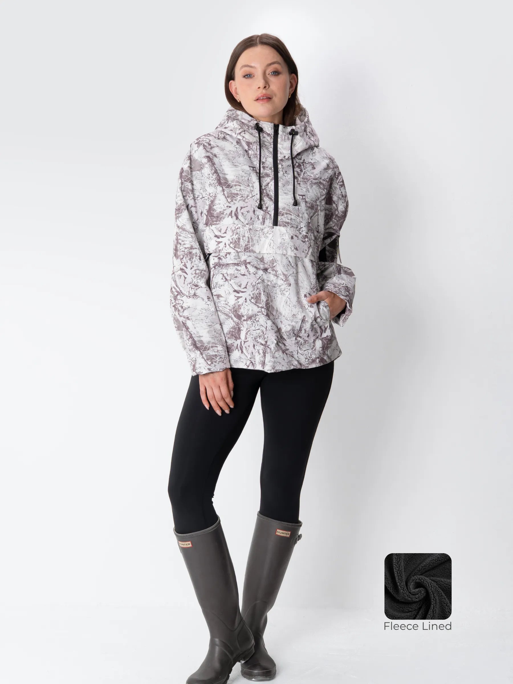 STM-TEX™ Mist Camo Relaxed Fit Rain Hoodie - PUFFIT