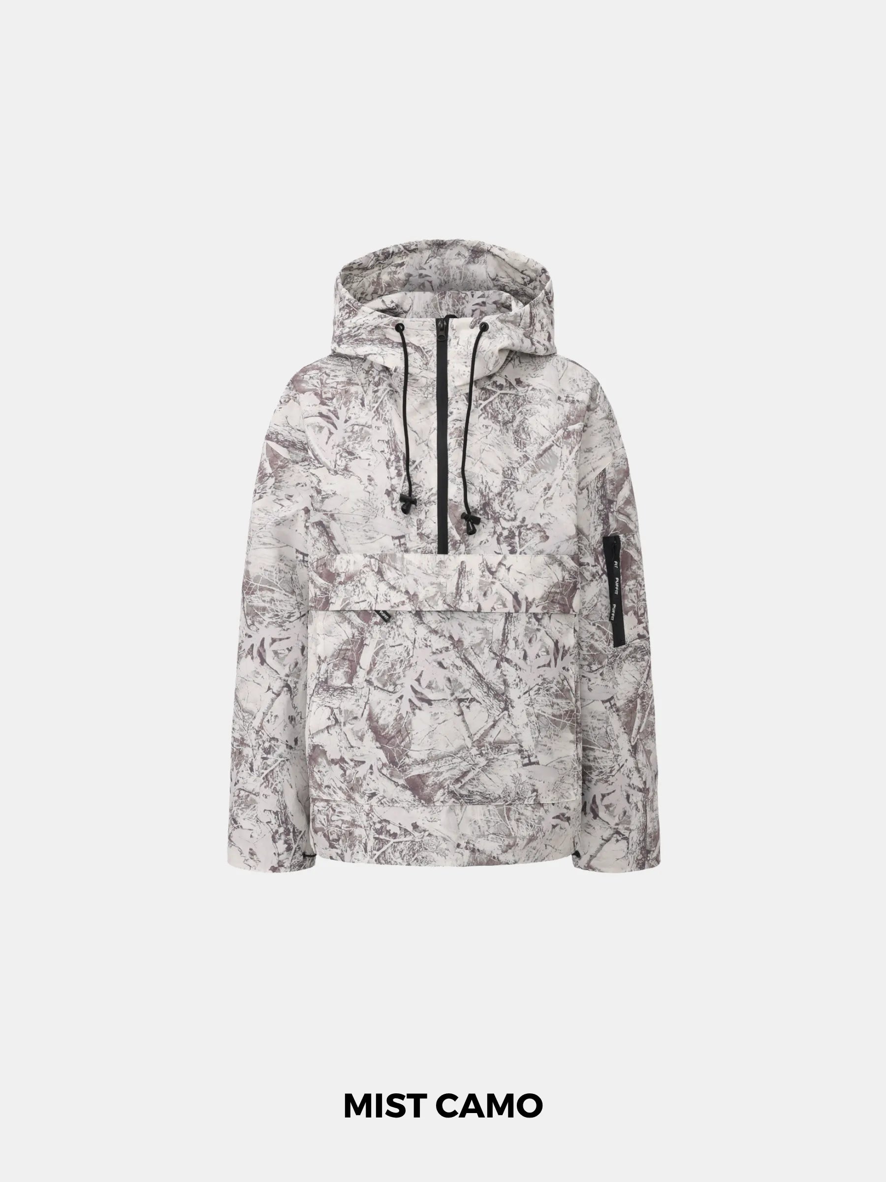 STM-TEX™ Mist Camo Relaxed Fit Rain Hoodie - PUFFIT