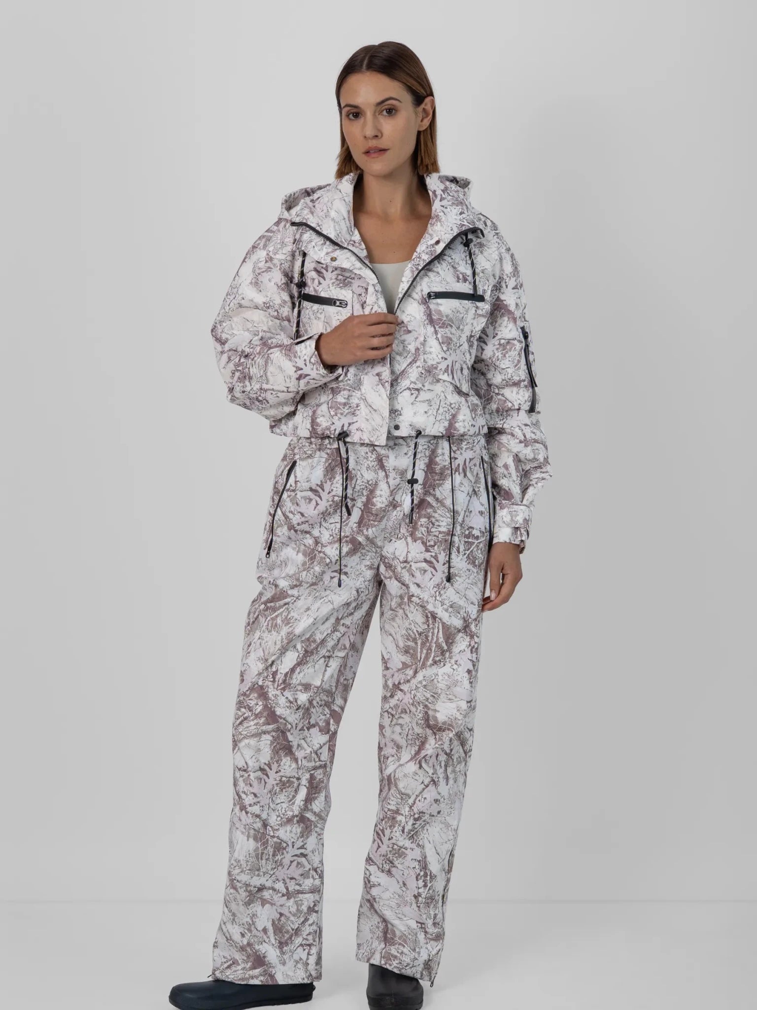 STM-TEX™ Mist Camo Waterproof Relax Fit Straight Leg Trousers - PUFFITWP02