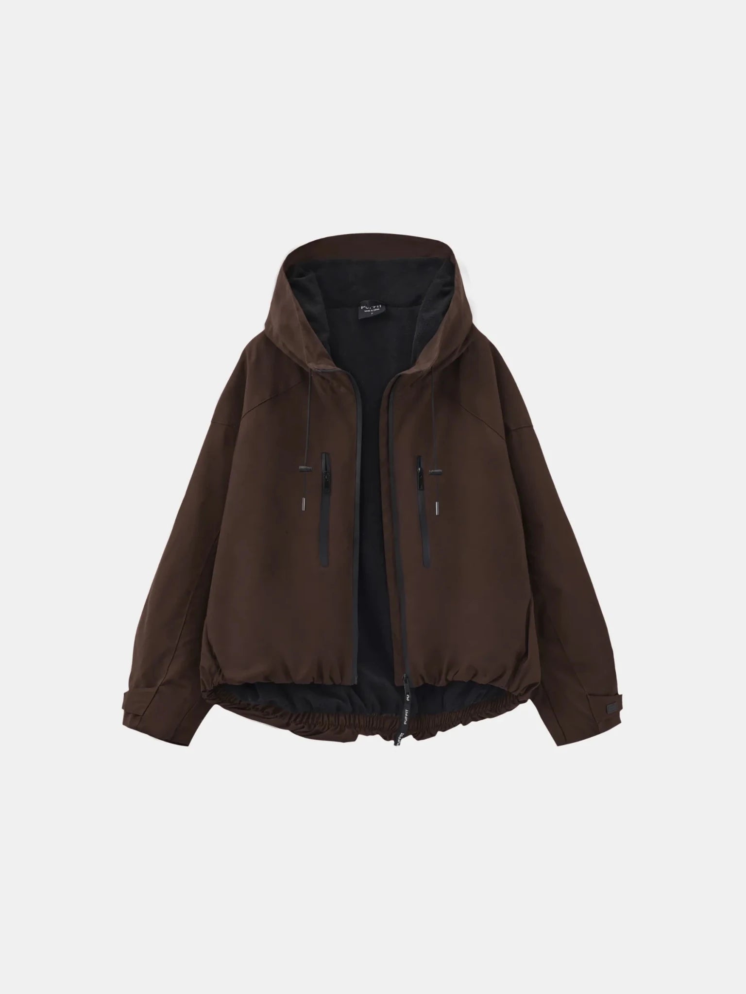 STM-TEX™ One Size Short Oversized Fleece Lined Rain Jacket - PUFFIT
