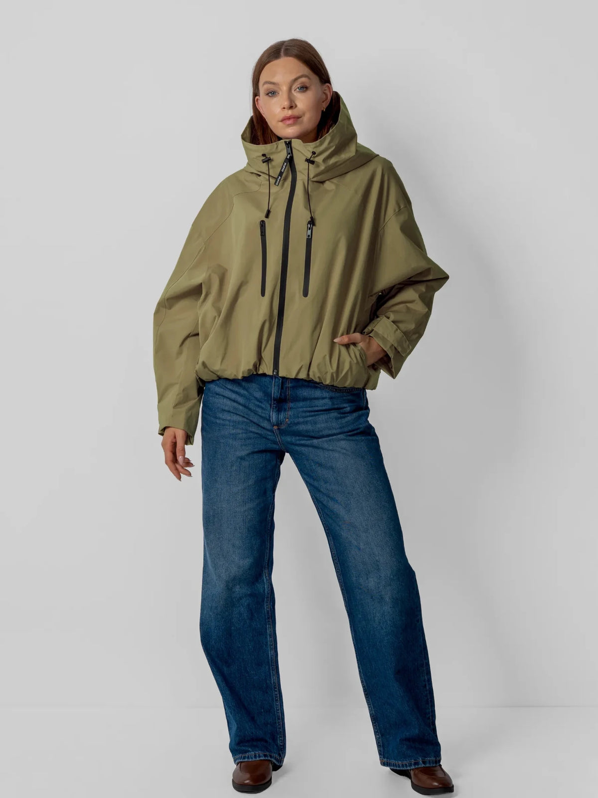STM-TEX™ One Size Short Oversized Rain Jacket - PUFFITPK17