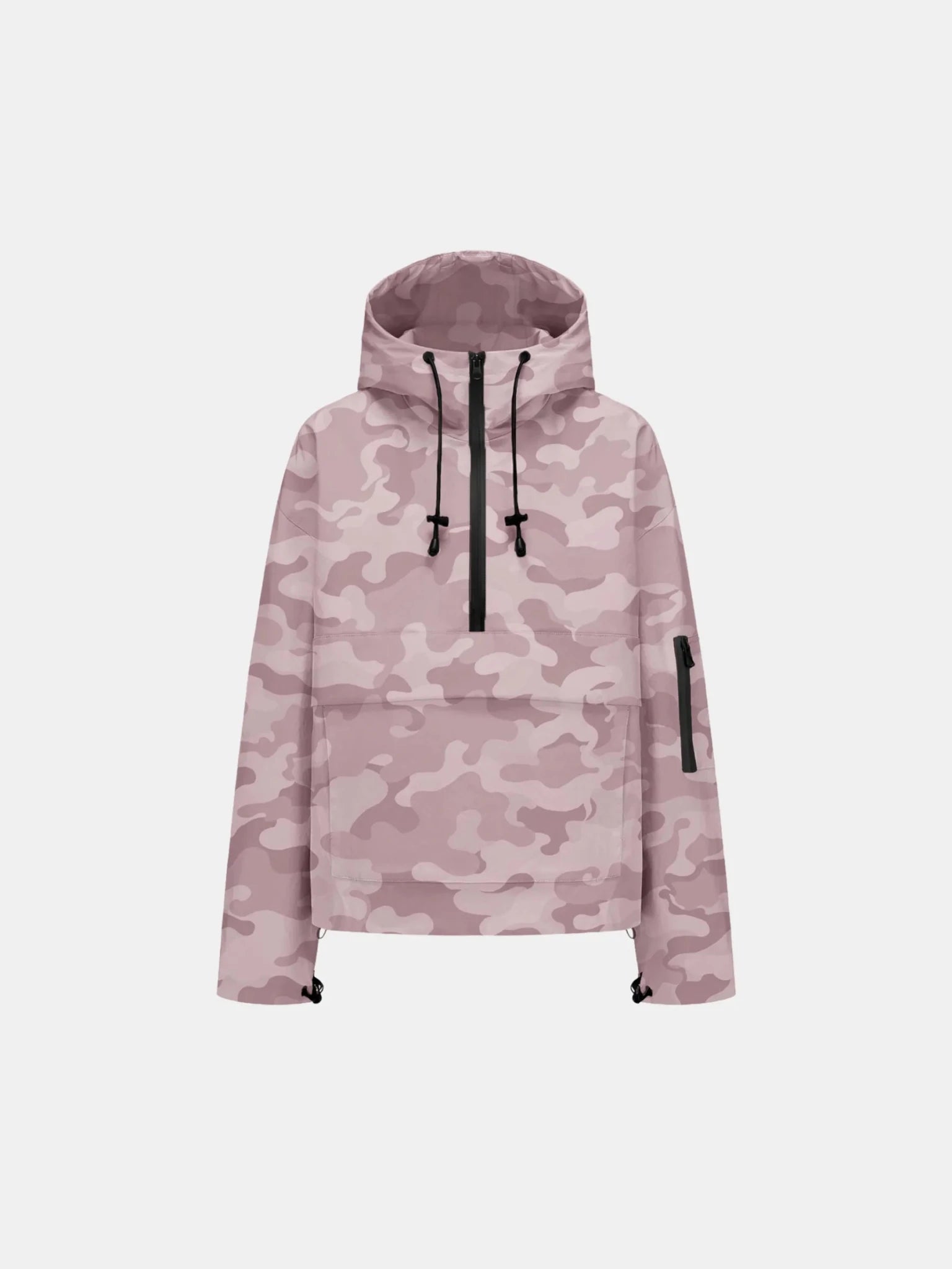 STM-TEX™ Pink Camo Relaxed Fit Rain Hoodie - PUFFIT
