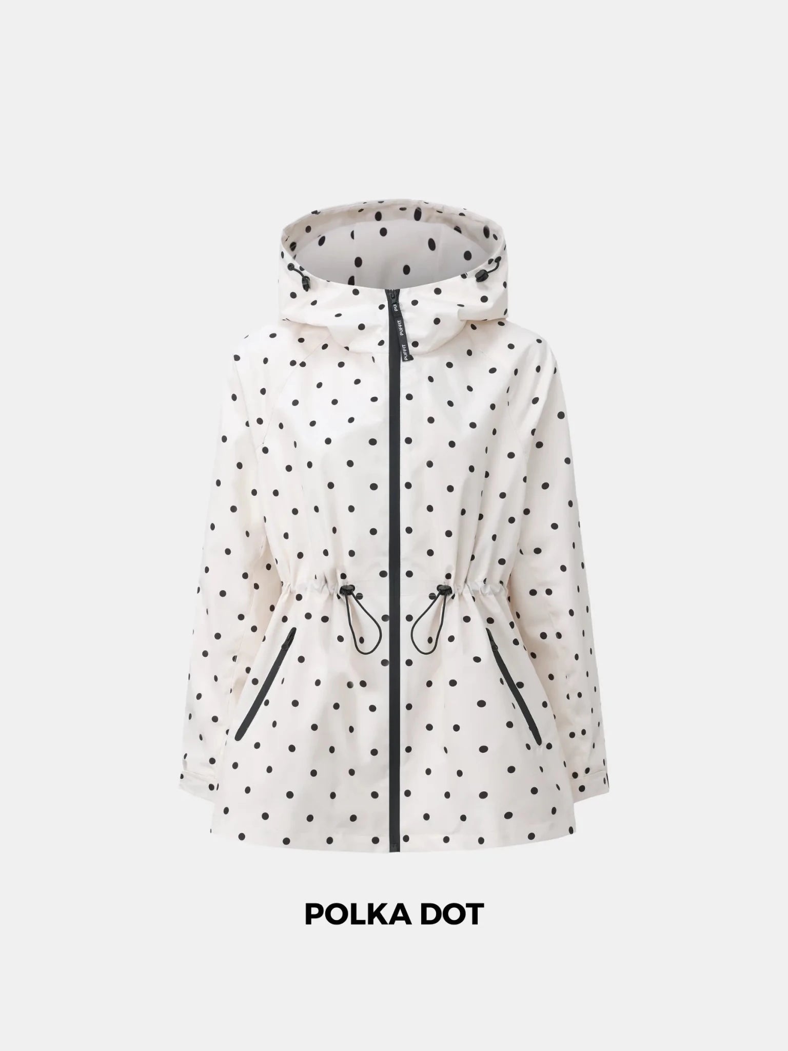 STM-TEX™ Polka Dot Full-Zip Rain Jacket - PUFFIT