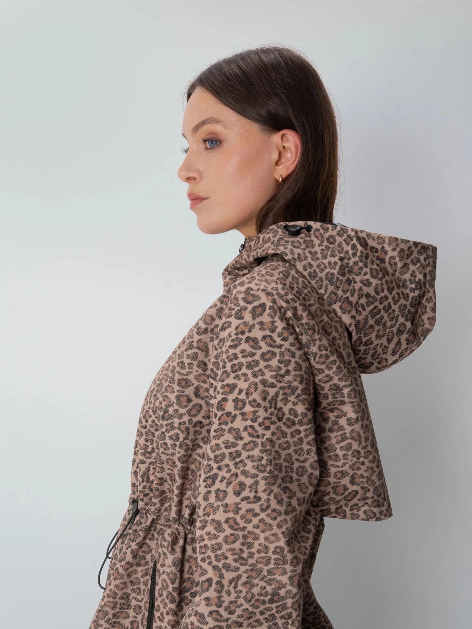 STM-TEX™ Premium Leopard Full Zip Rain Coat - PUFFIT