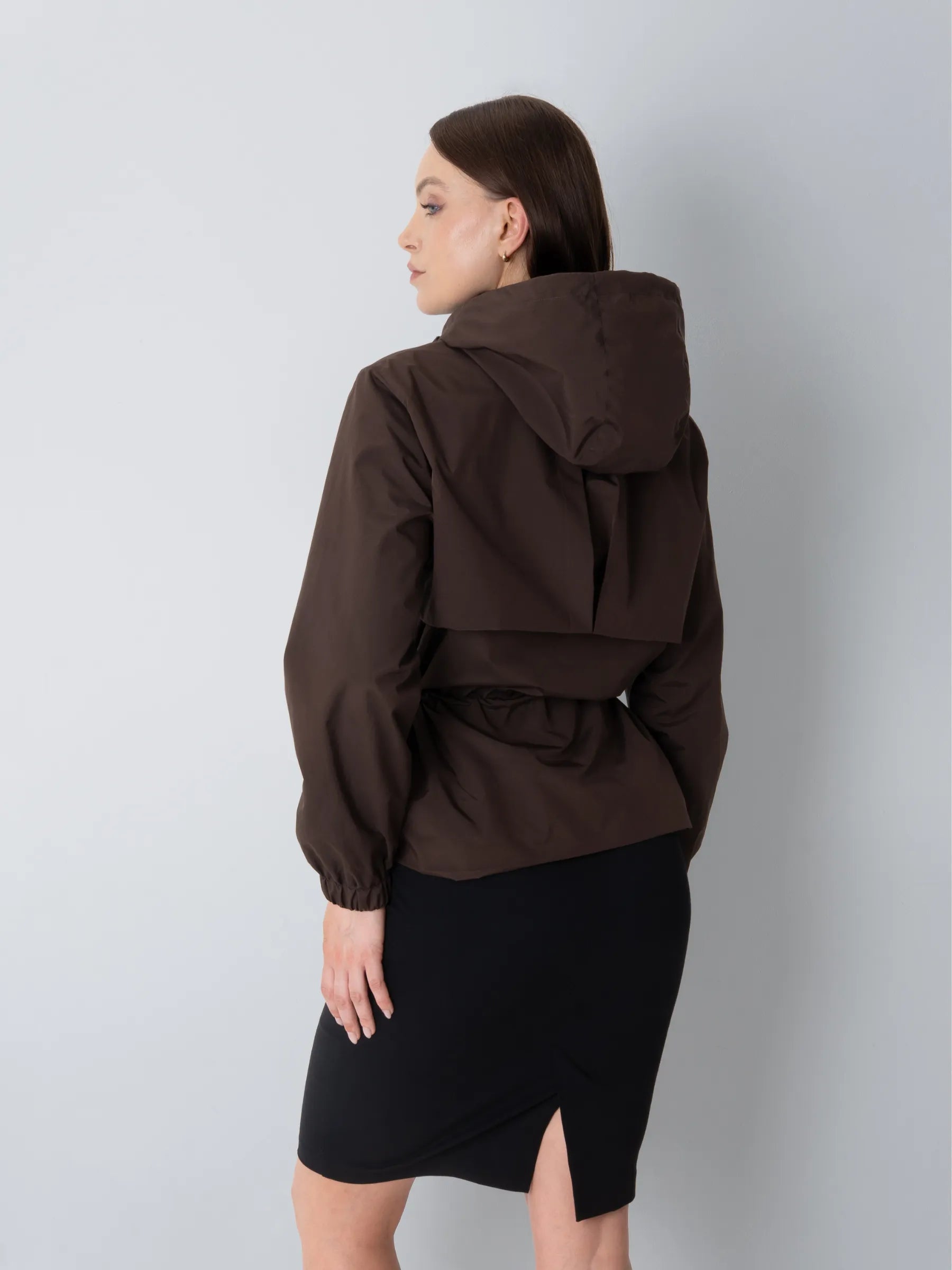 STM-TEX™ Short Drawstring Waist Rain Jacket