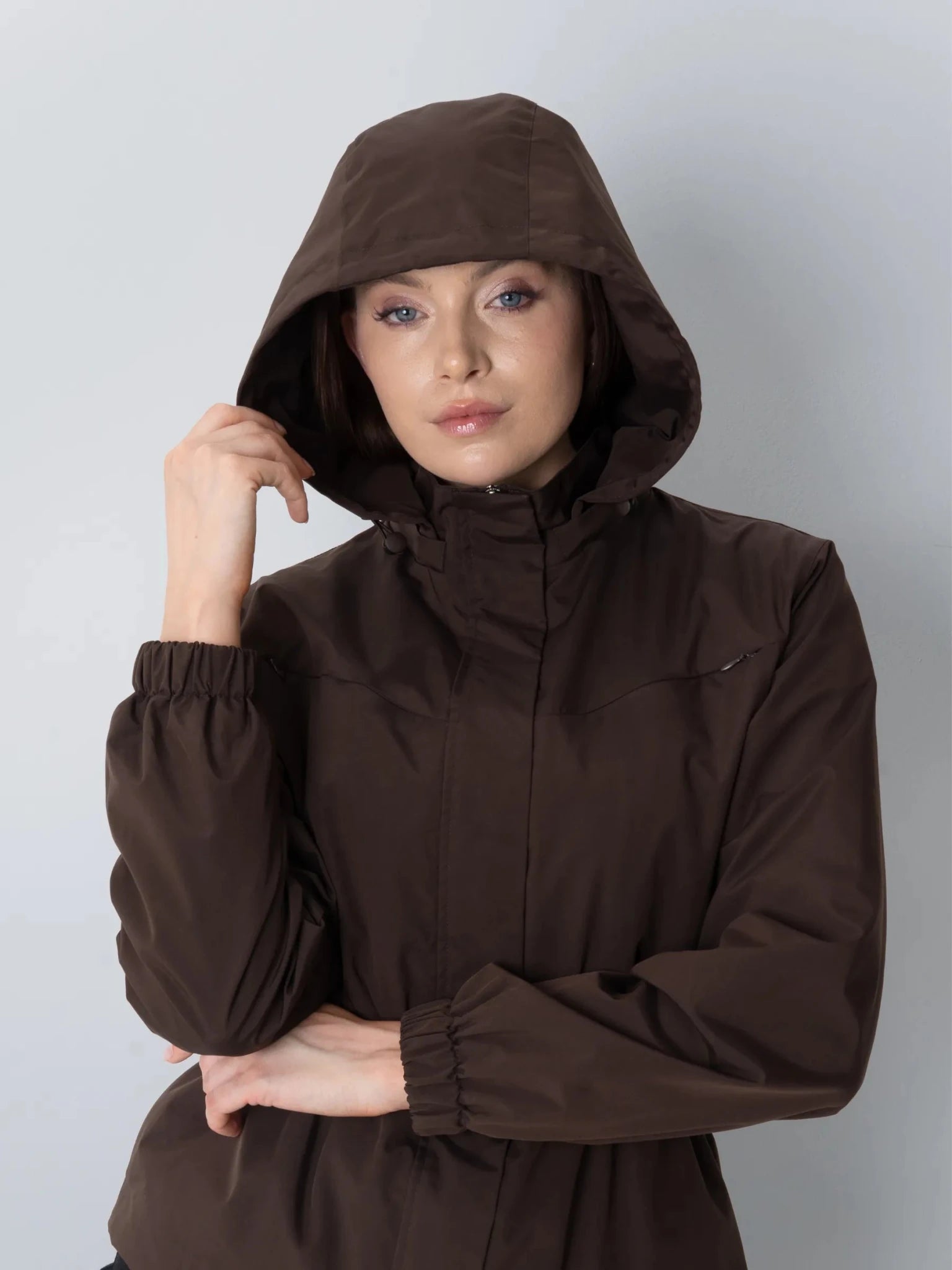 STM-TEX™ Short Drawstring Waist Rain Jacket - PUFFIT