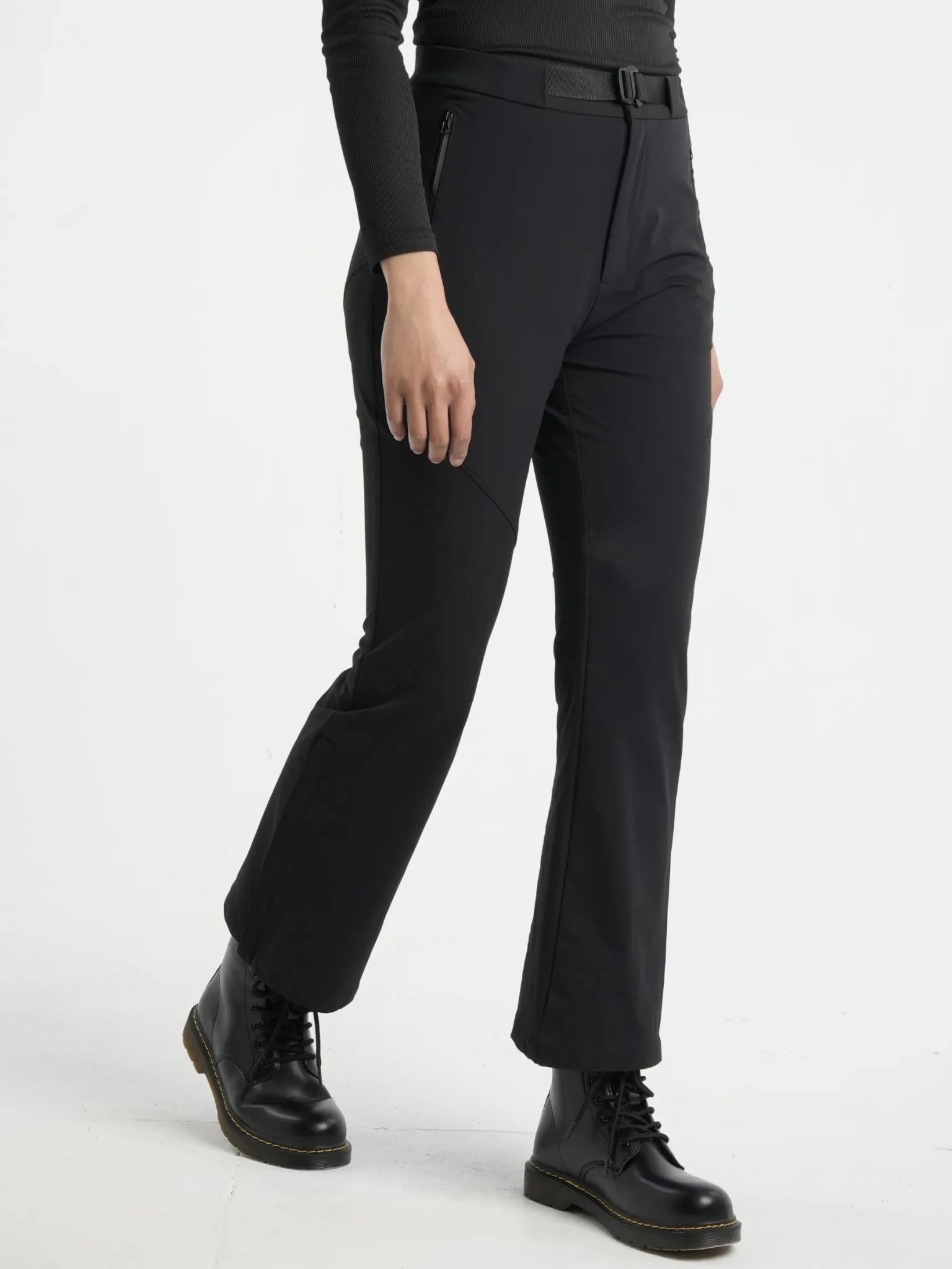 STM-TEX™ Waterproof Slim Fit Flared Pants - PUFFIT