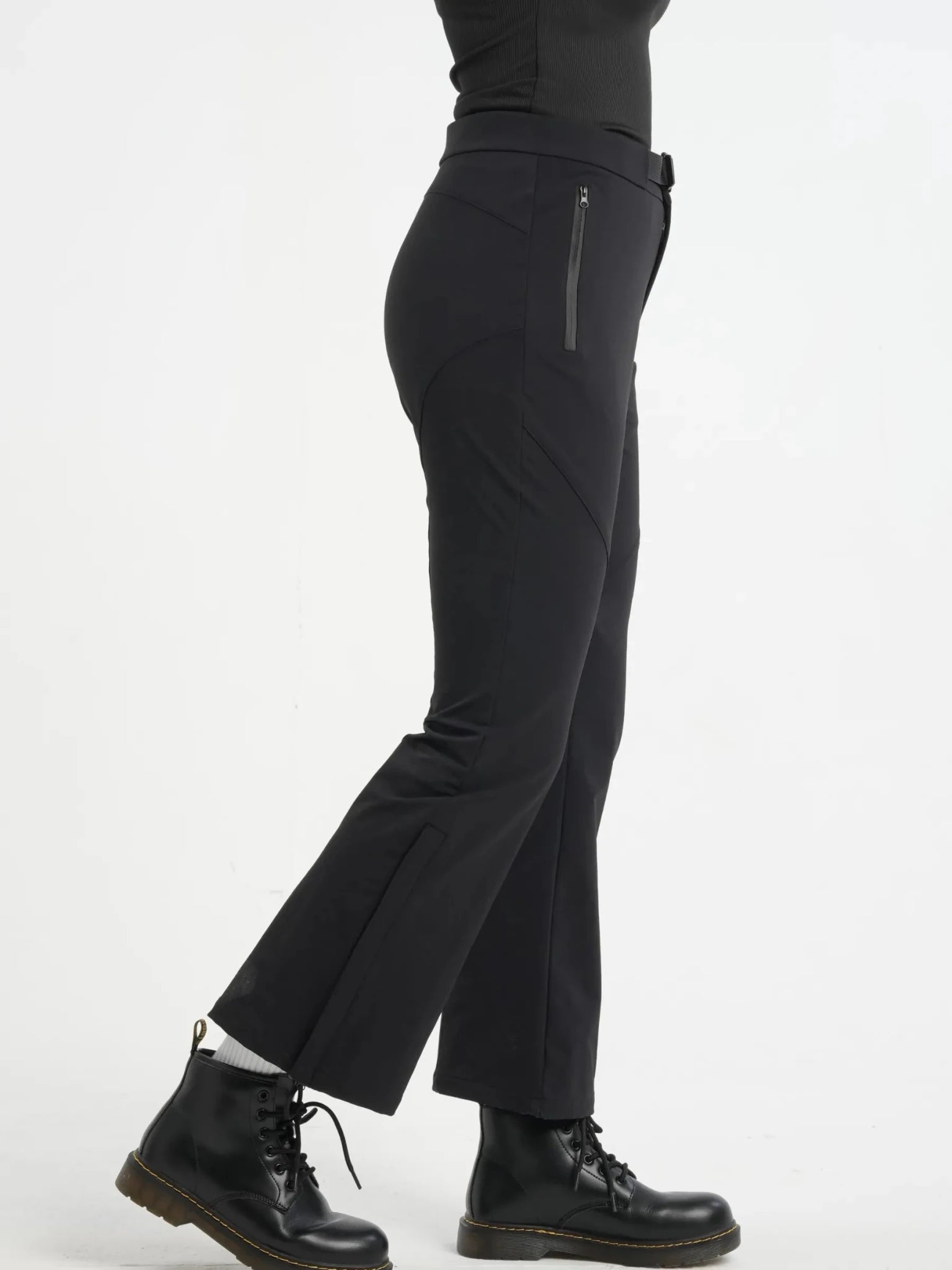 STM-TEX™ Waterproof Slim Fit Flared Pants - PUFFIT
