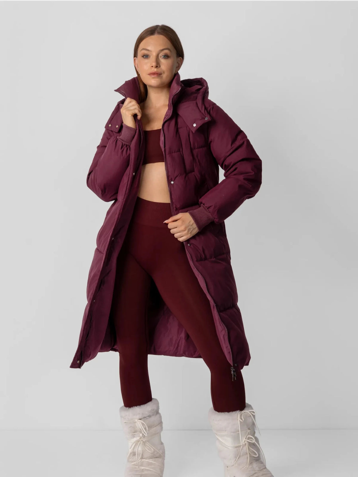 WarmCore™ Classic Long Hooded Puffer Jacket - PUFFITA08