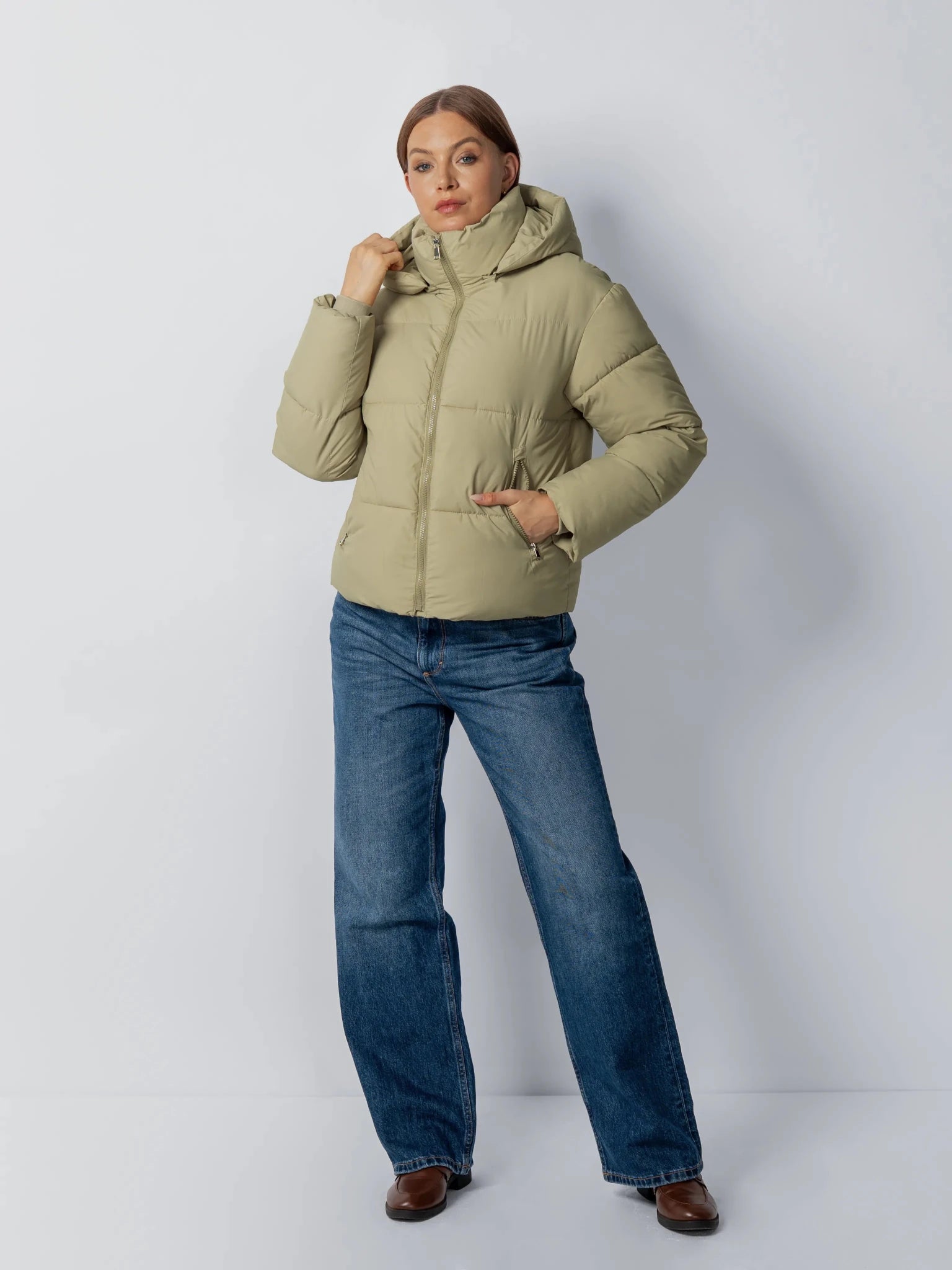 WarmCore™ Classic Short Detachable Hooded Puffer Jacket - PUFFITMid Puffers