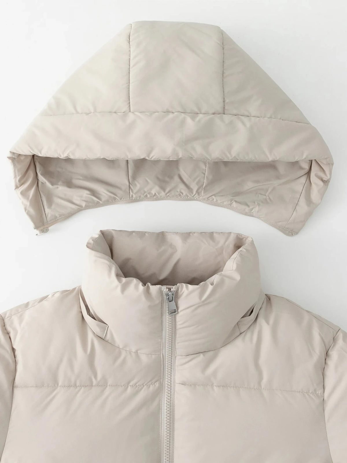 WarmCore™ Classic Short Detachable Hooded Puffer Jacket - PUFFITMid Puffers