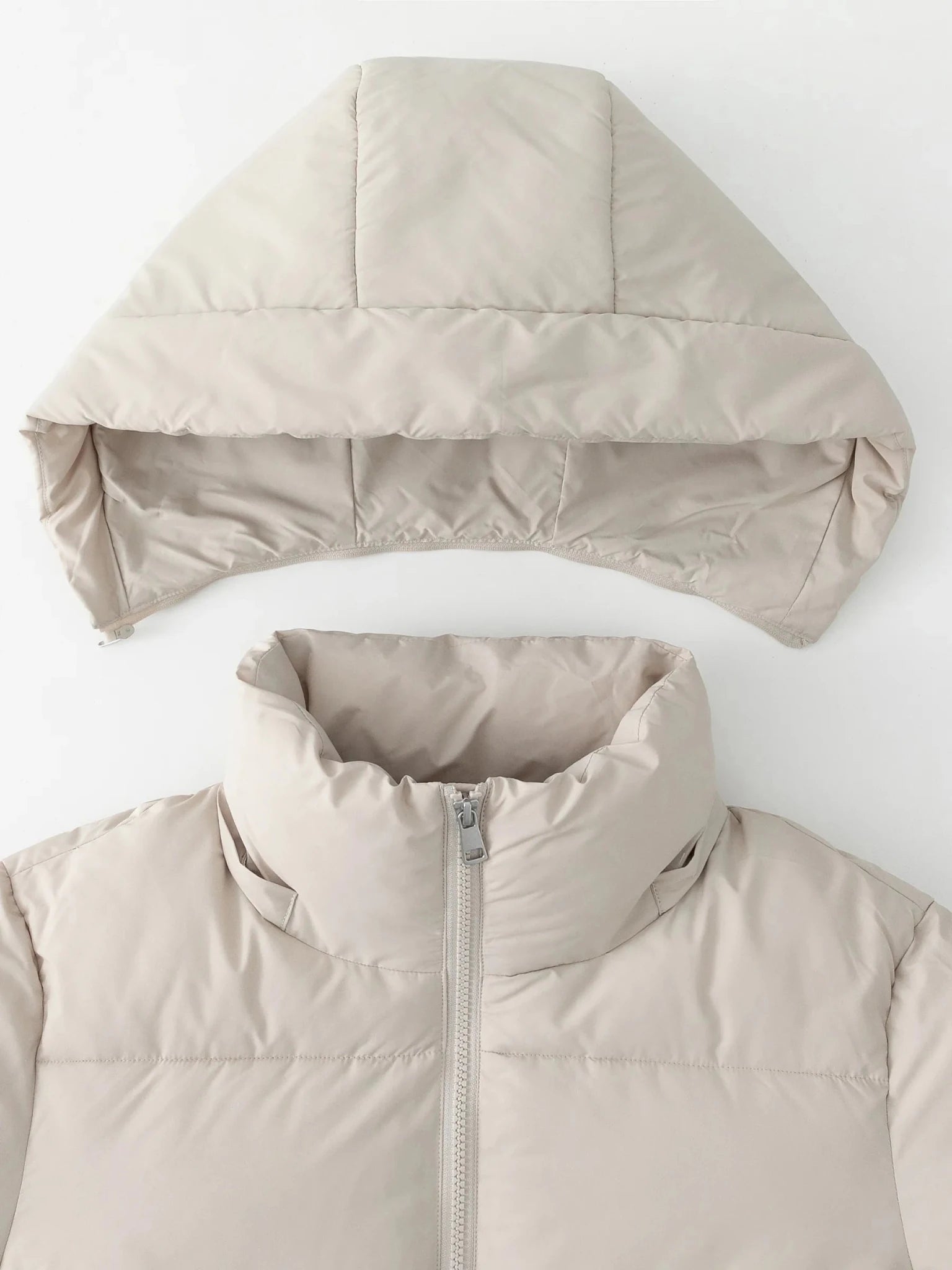 WarmCore™ Classic Short Detachable Hooded Puffer Jacket - PUFFITMid Puffers