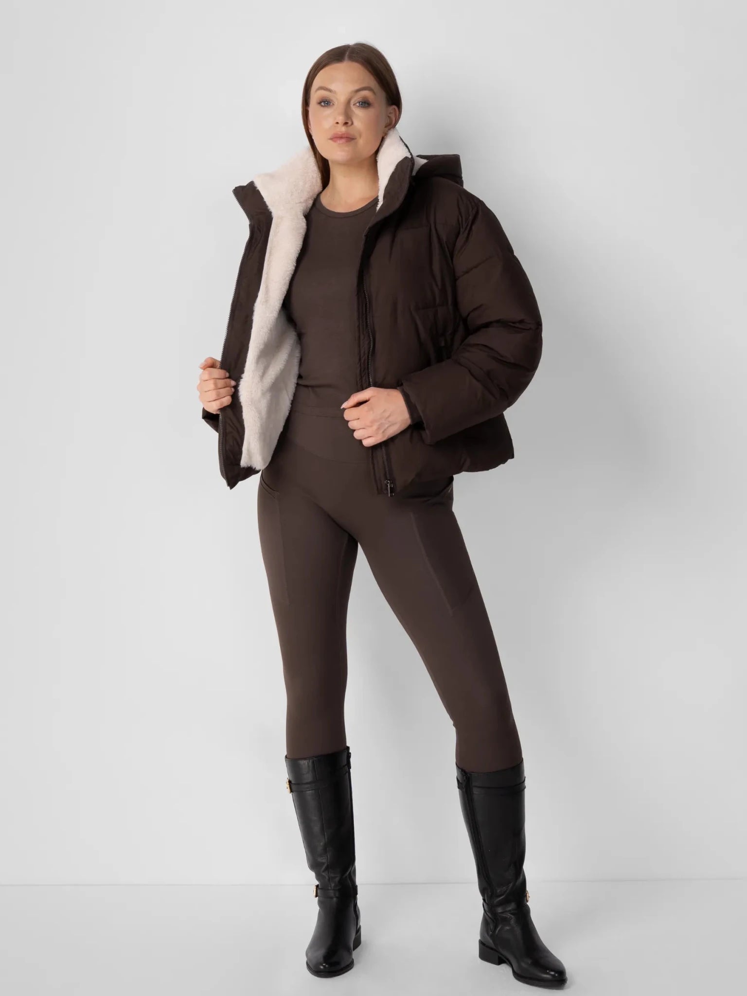 WarmCore™ Classic Short Detachable Hooded Puffer Jacket - PUFFITMid Puffers