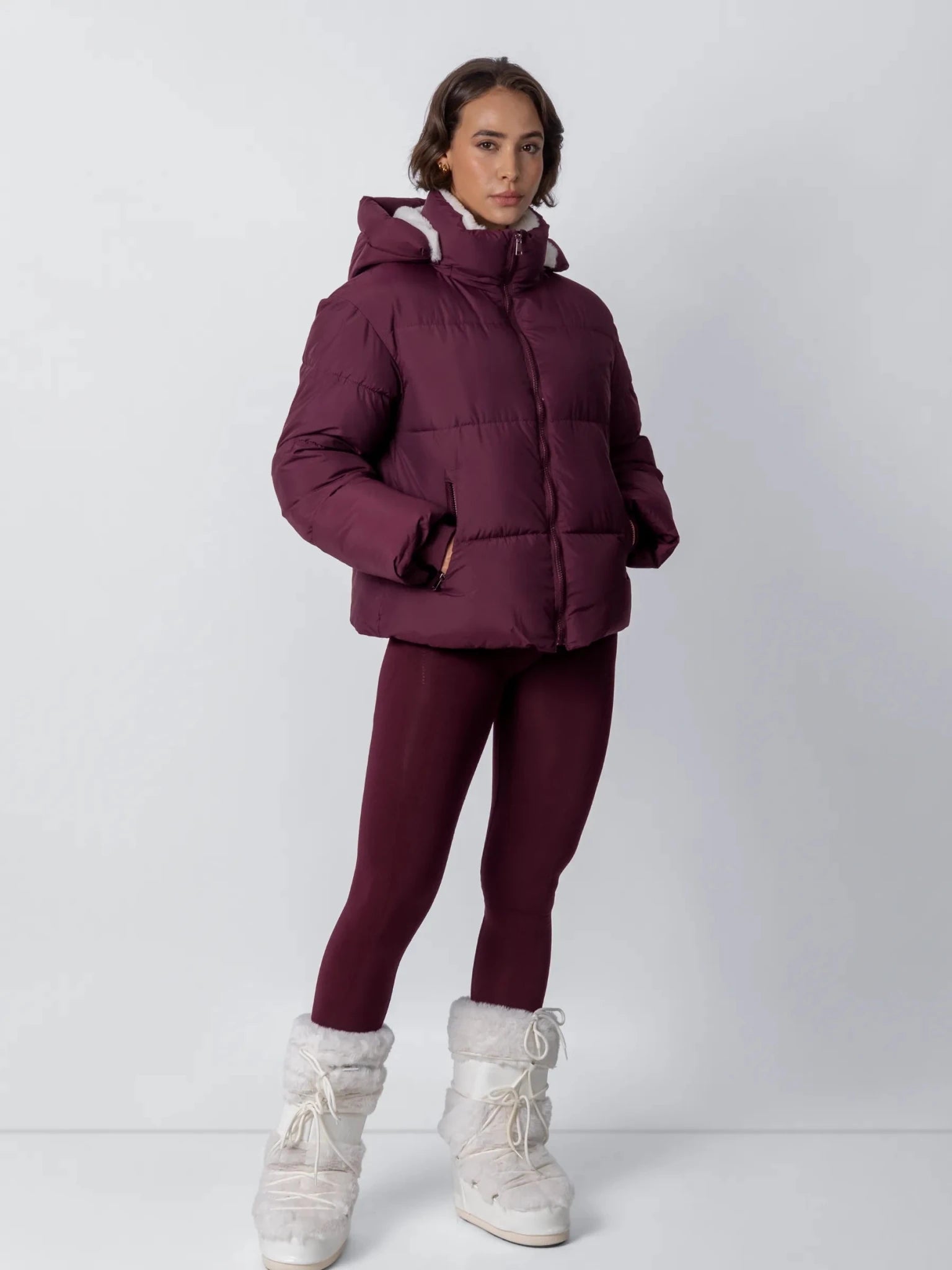 WarmCore™ Classic Short Detachable Hooded Puffer Jacket - PUFFITC02