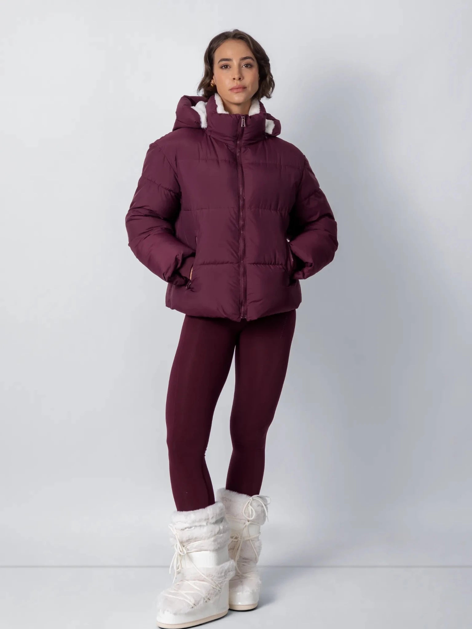 WarmCore™ Classic Short Detachable Hooded Puffer Jacket - PUFFITC02