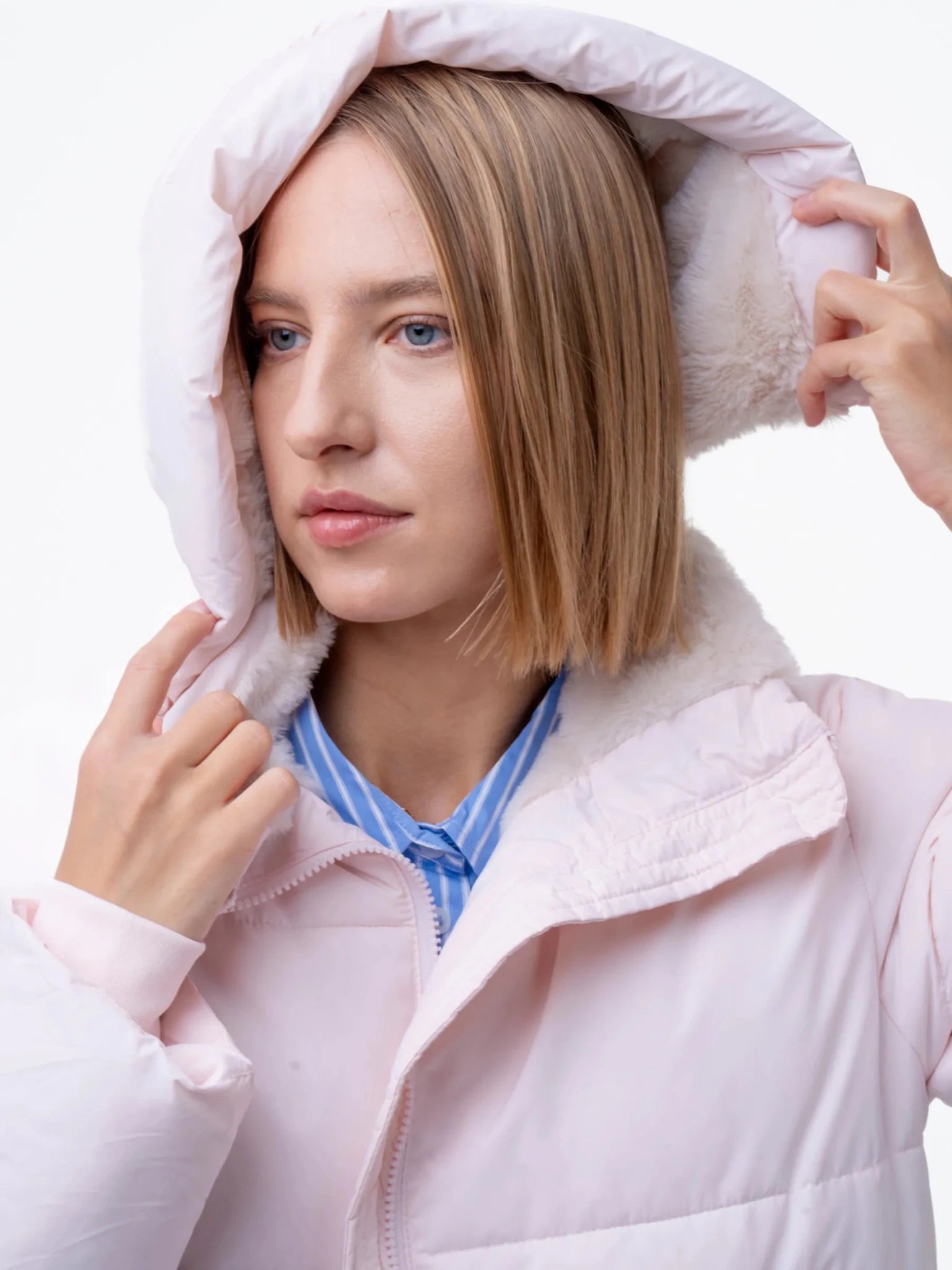 WarmCore™ Classic Short Detachable Hooded Puffer Jacket - PUFFITMid Puffers