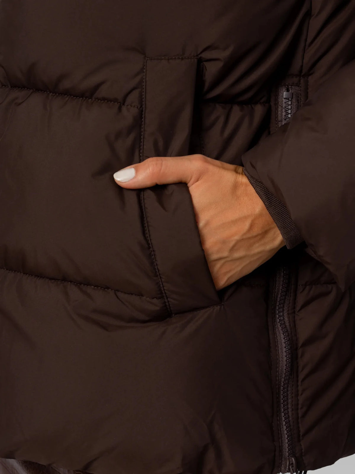 WarmCore™ Detachable Faux Fur Collar Hooded Puffer - PUFFITC22