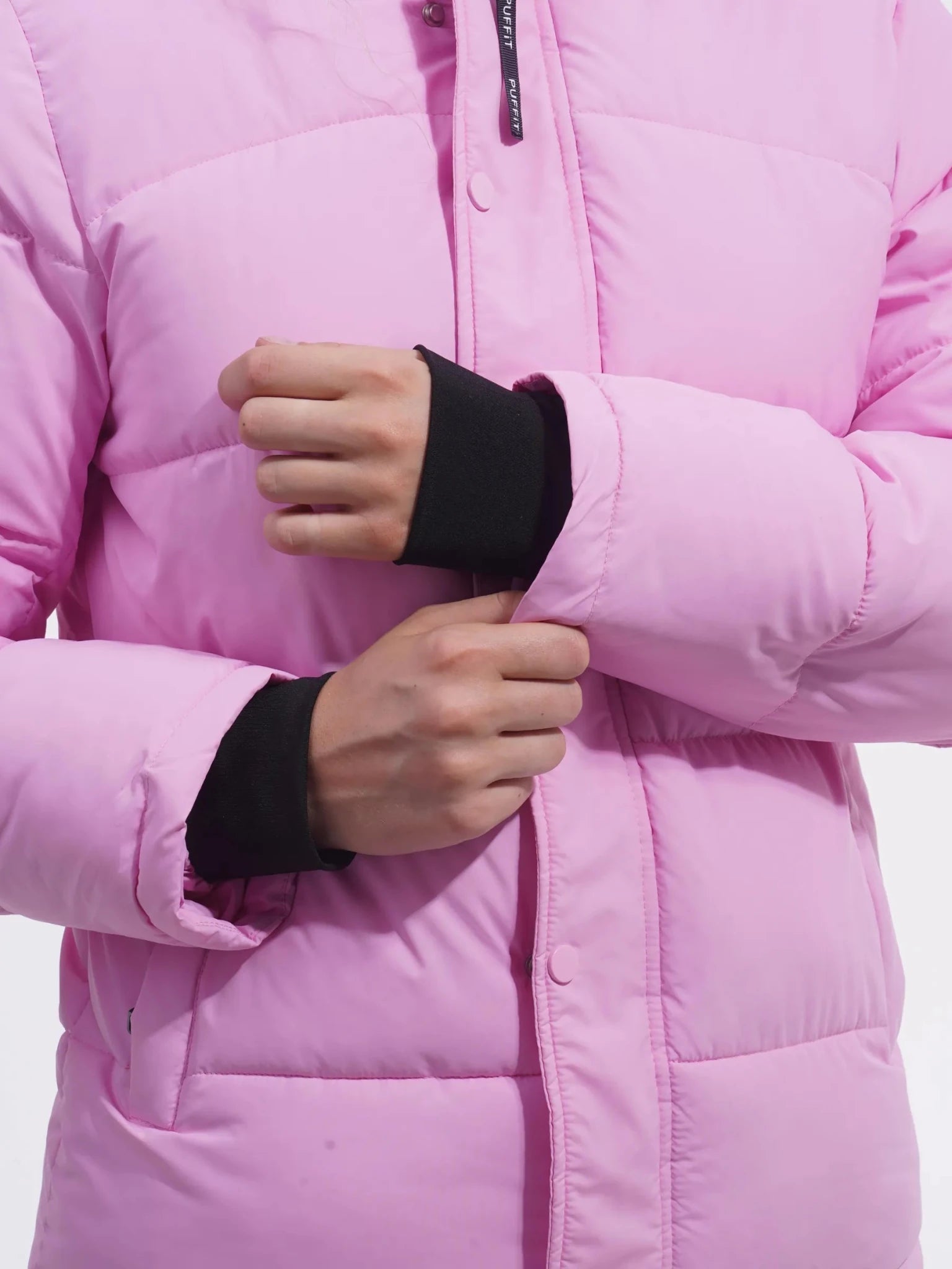 WarmCore™ Detachable Hooded Regular Length Puffer Jacket - PUFFIT