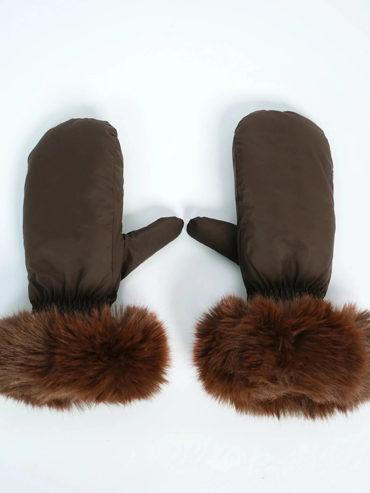 WarmCore™ Elegant Faux Fur Mittens - PUFFIT